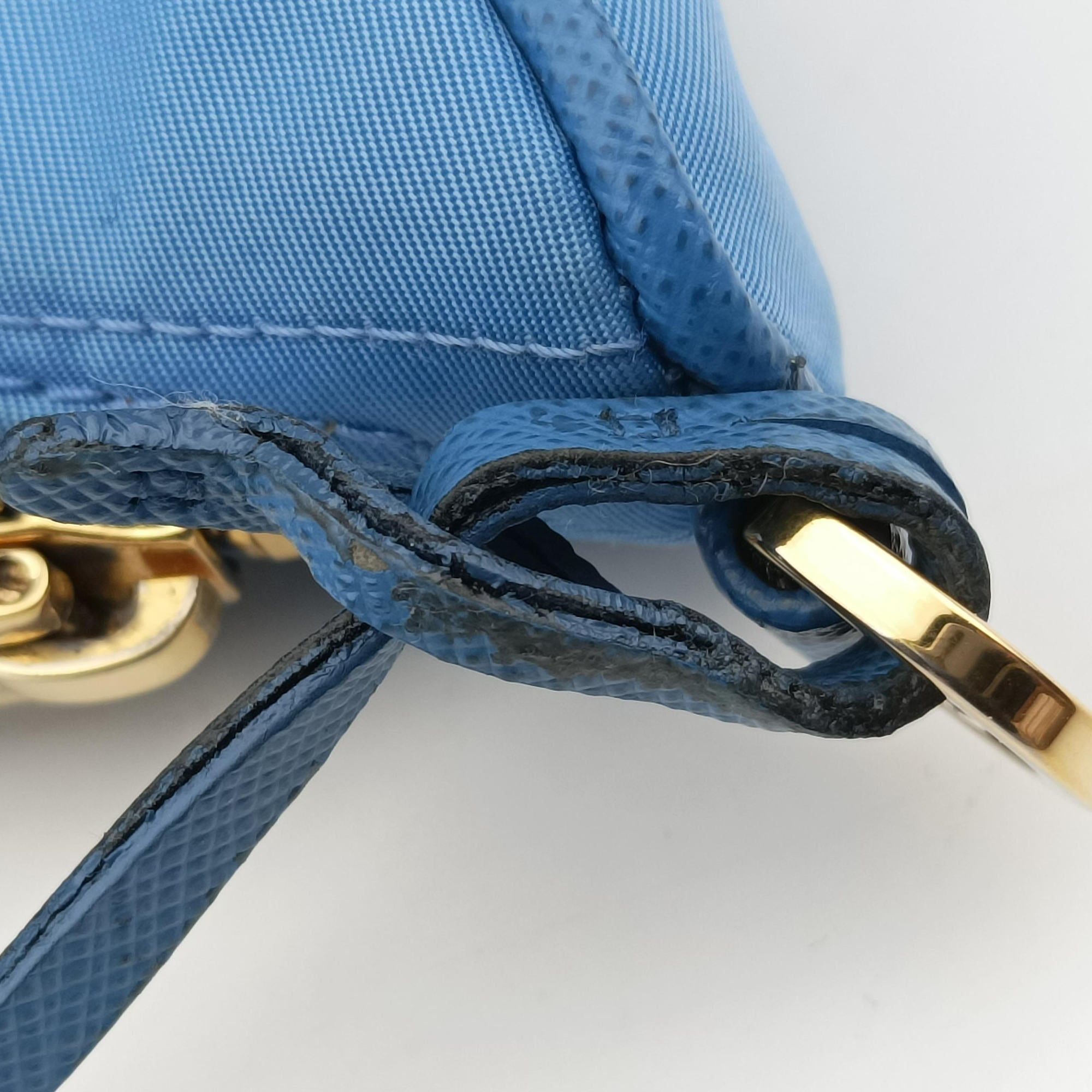 Re-Edition 1995 Re-Nylon Periwinkle Blue Nylon×Saffiano Leather 1BC204 180リエディション 1995 リナイロン ペリウィンブルブルー ナイロン×サフィアーノレザー 1BC204 180