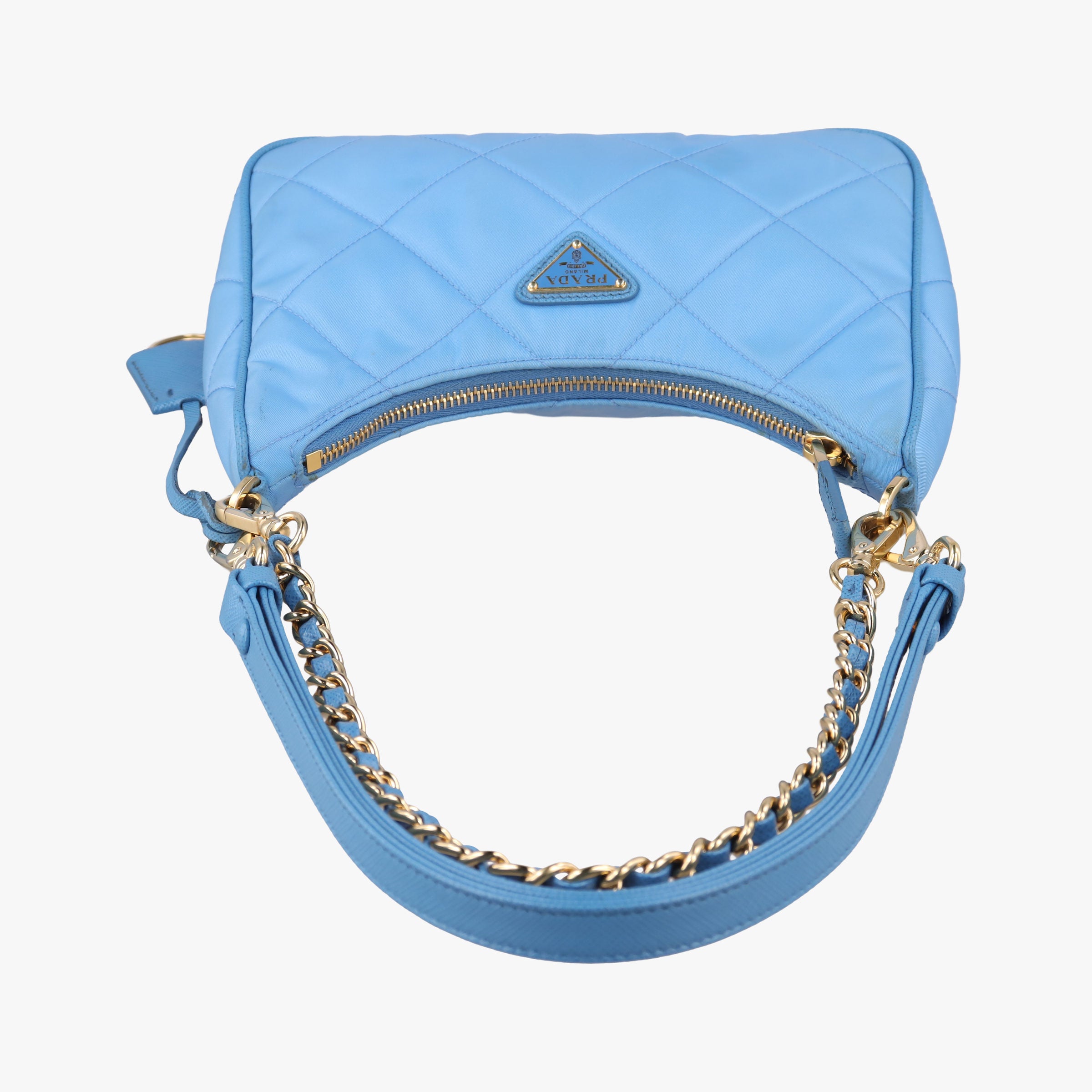 Re-Edition 1995 Re-Nylon Periwinkle Blue Nylon×Saffiano Leather 1BC204 180リエディション 1995 リナイロン ペリウィンブルブルー ナイロン×サフィアーノレザー 1BC204 180