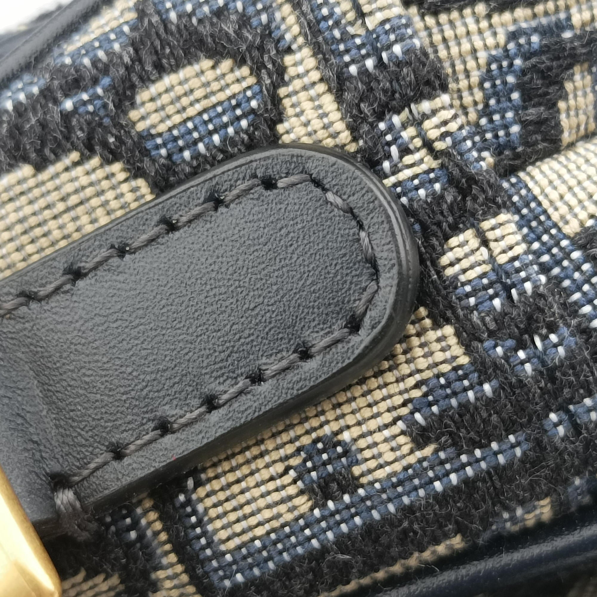 Saddle Navy Jacquard 05-RU-0211サドル ブルーブラック ジャガード 05-RU-0211