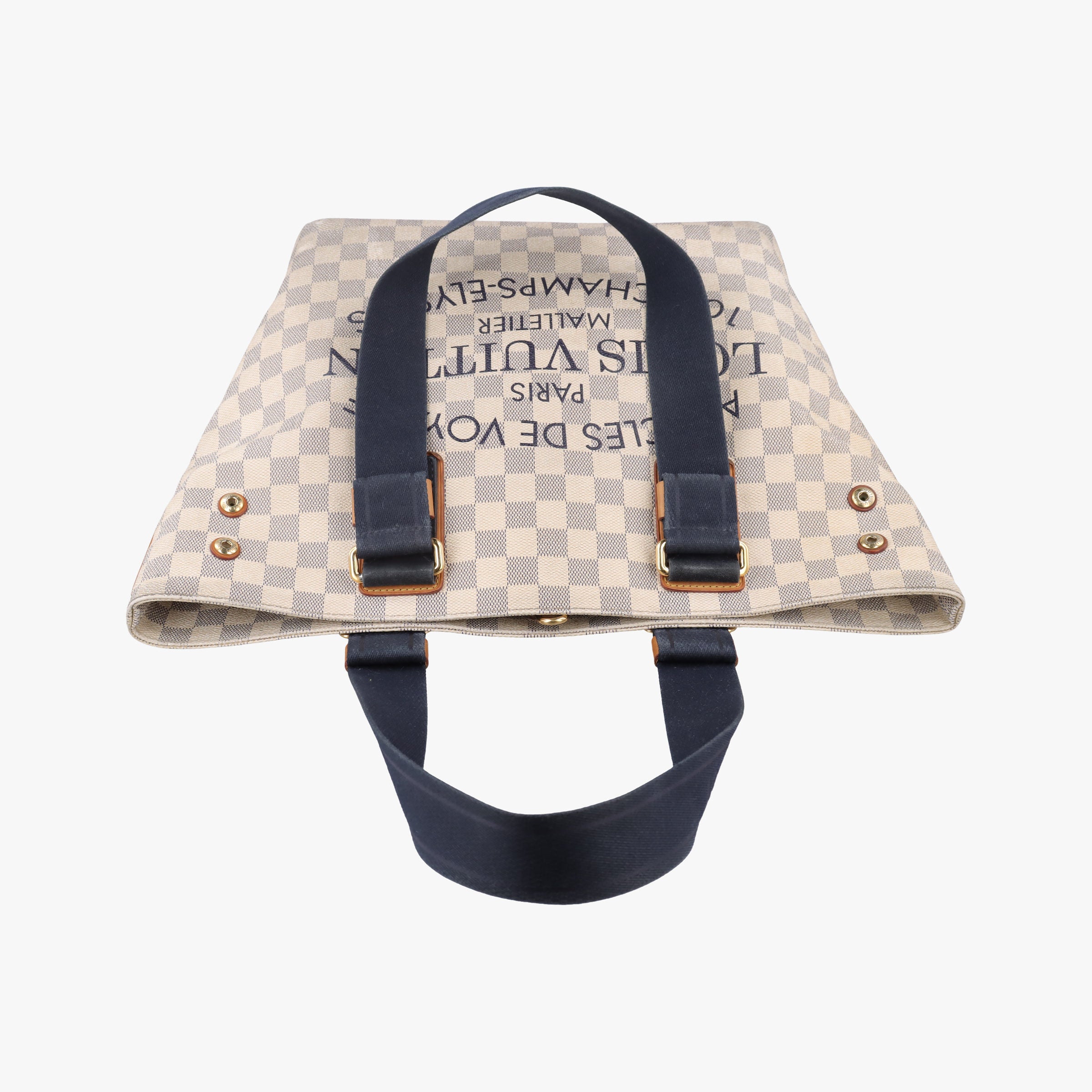 Plein Soleil Cabas PM AZUR Damier Canvas N41179 DU0182プランソレイユ カバPM アズール ダミエキャンバス N41179 DU0182