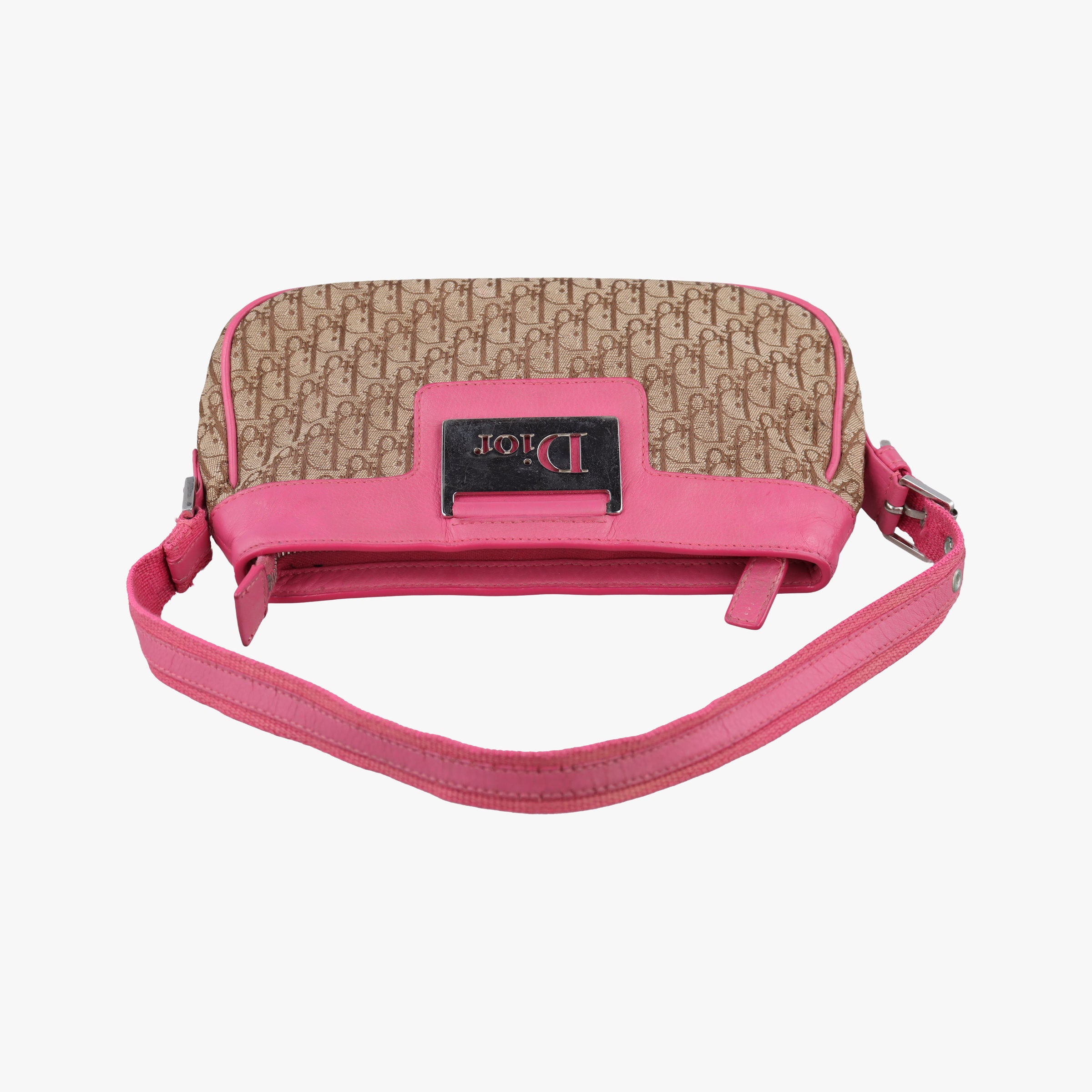 Street Chic Trotter Beige × Rose Red Canvas×Leather CM0095ストリートシックトロッター ベージュ × ローズレッド キャンバス×レザー CM0095
