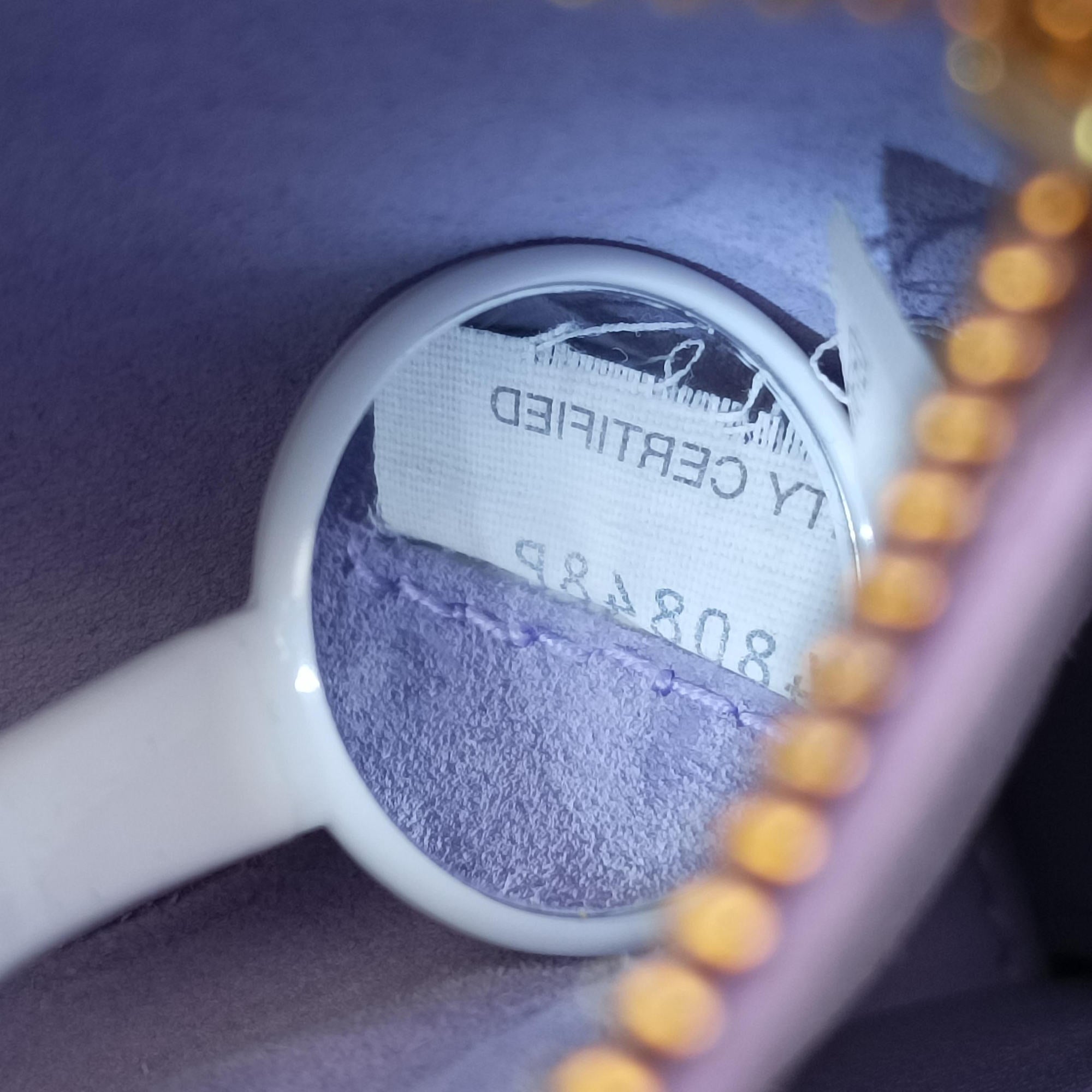Padded Cassette Purple Suede A00480848Pパデッド カセット パープル スエード A00480848P