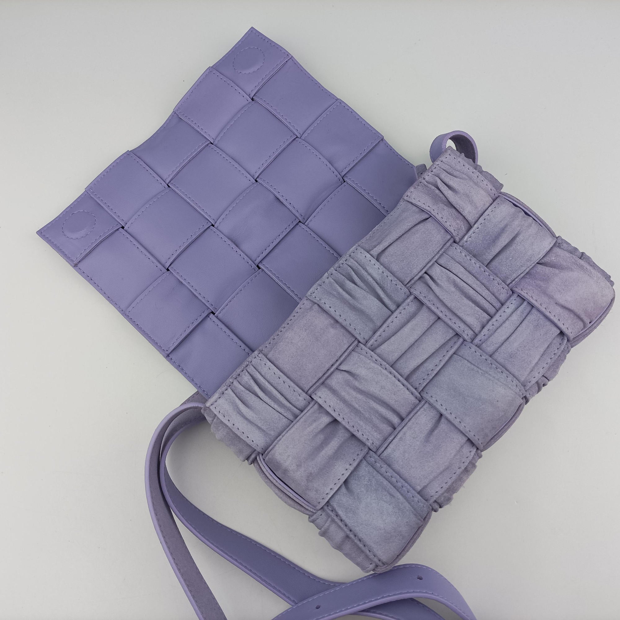 Padded Cassette Purple Suede A00480848Pパデッド カセット パープル スエード A00480848P