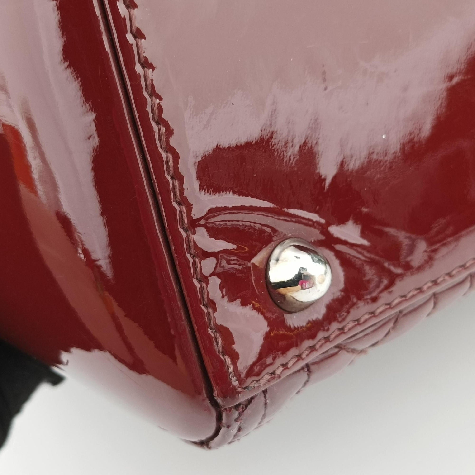 Lady Dior Burgundy patent 15-BO-0141 Bレディディオール ワインレッド パテント 15-BO-0141 B
