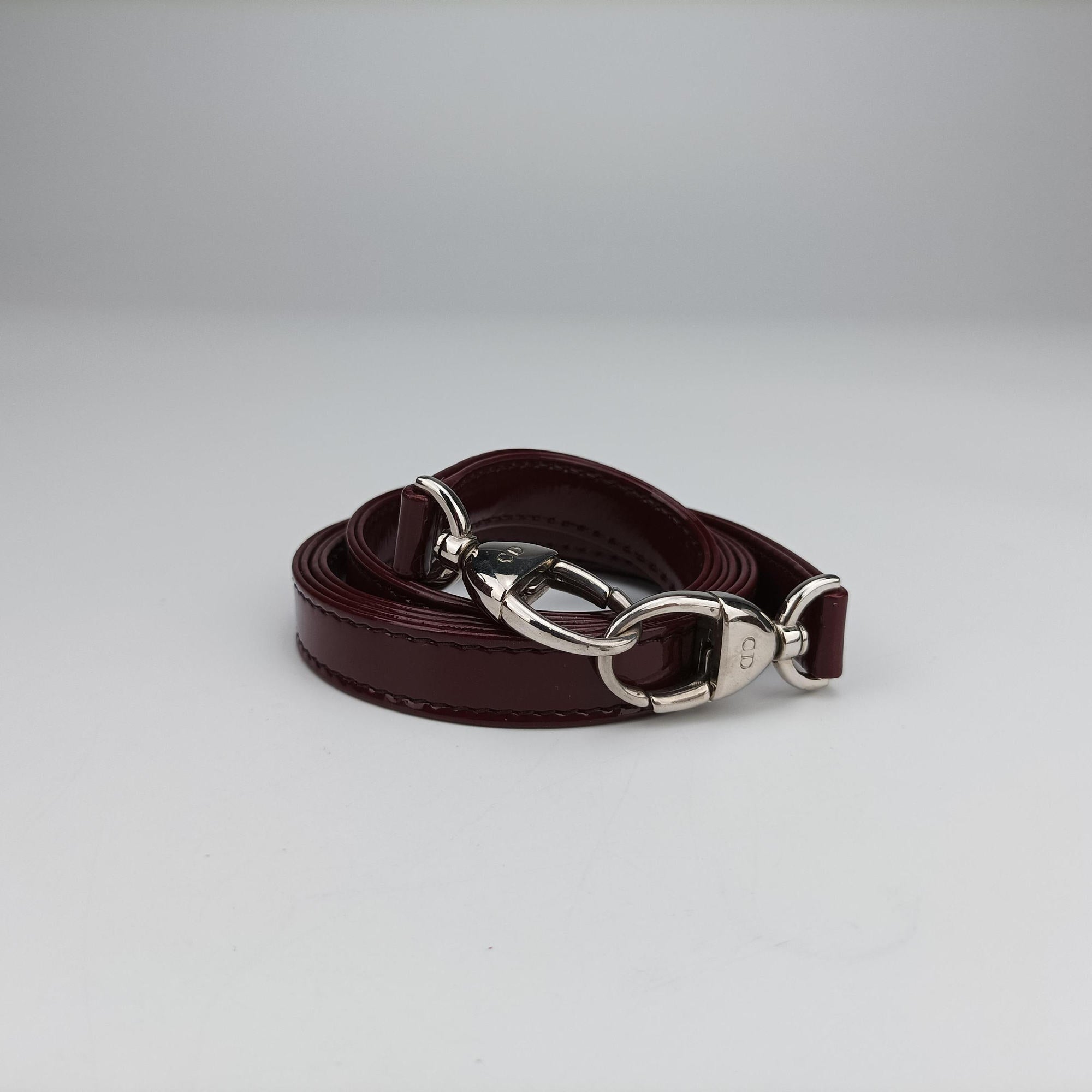 Lady Dior Burgundy patent 15-BO-0141 Bレディディオール ワインレッド パテント 15-BO-0141 B