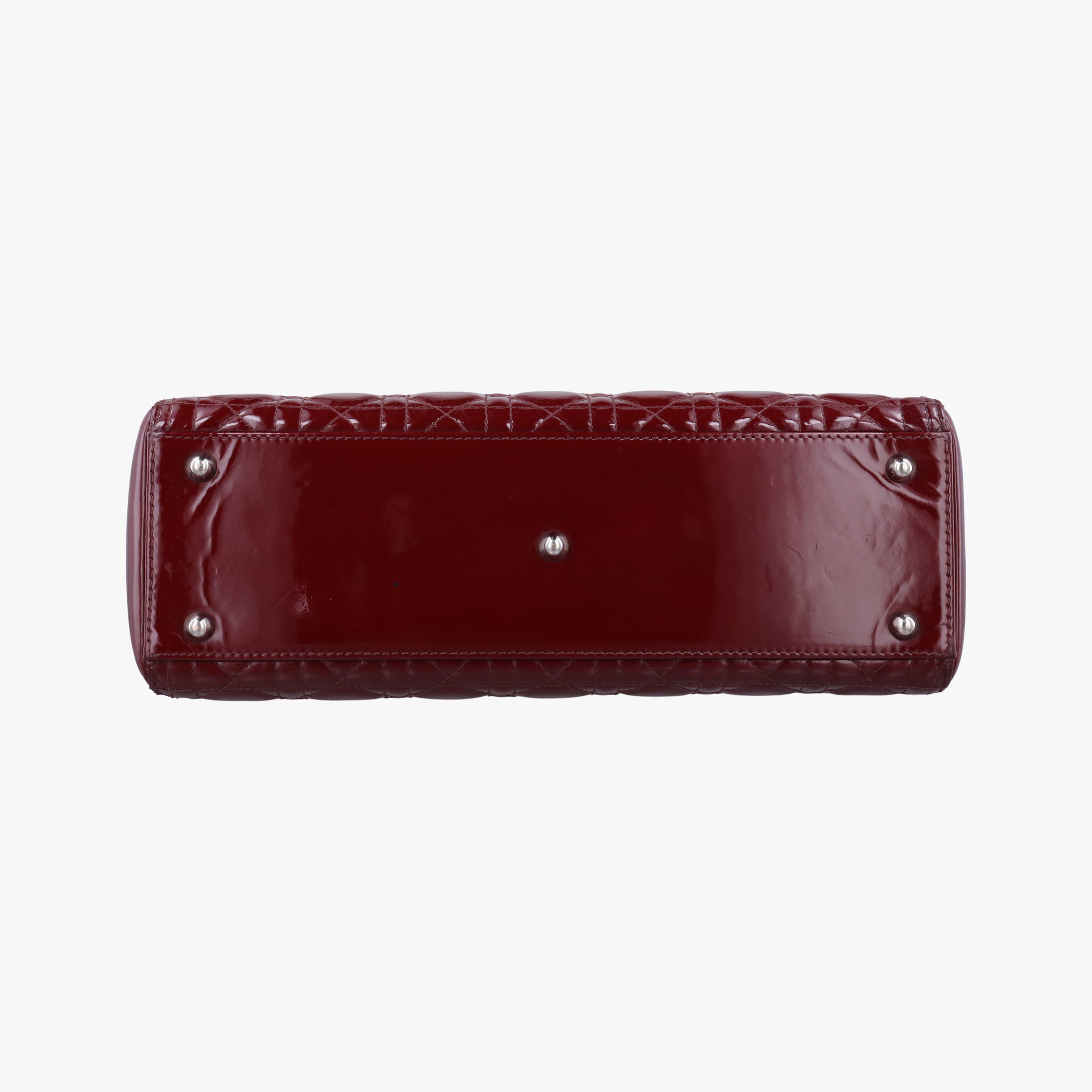 Lady Dior Burgundy patent 15-BO-0141 Bレディディオール ワインレッド パテント 15-BO-0141 B