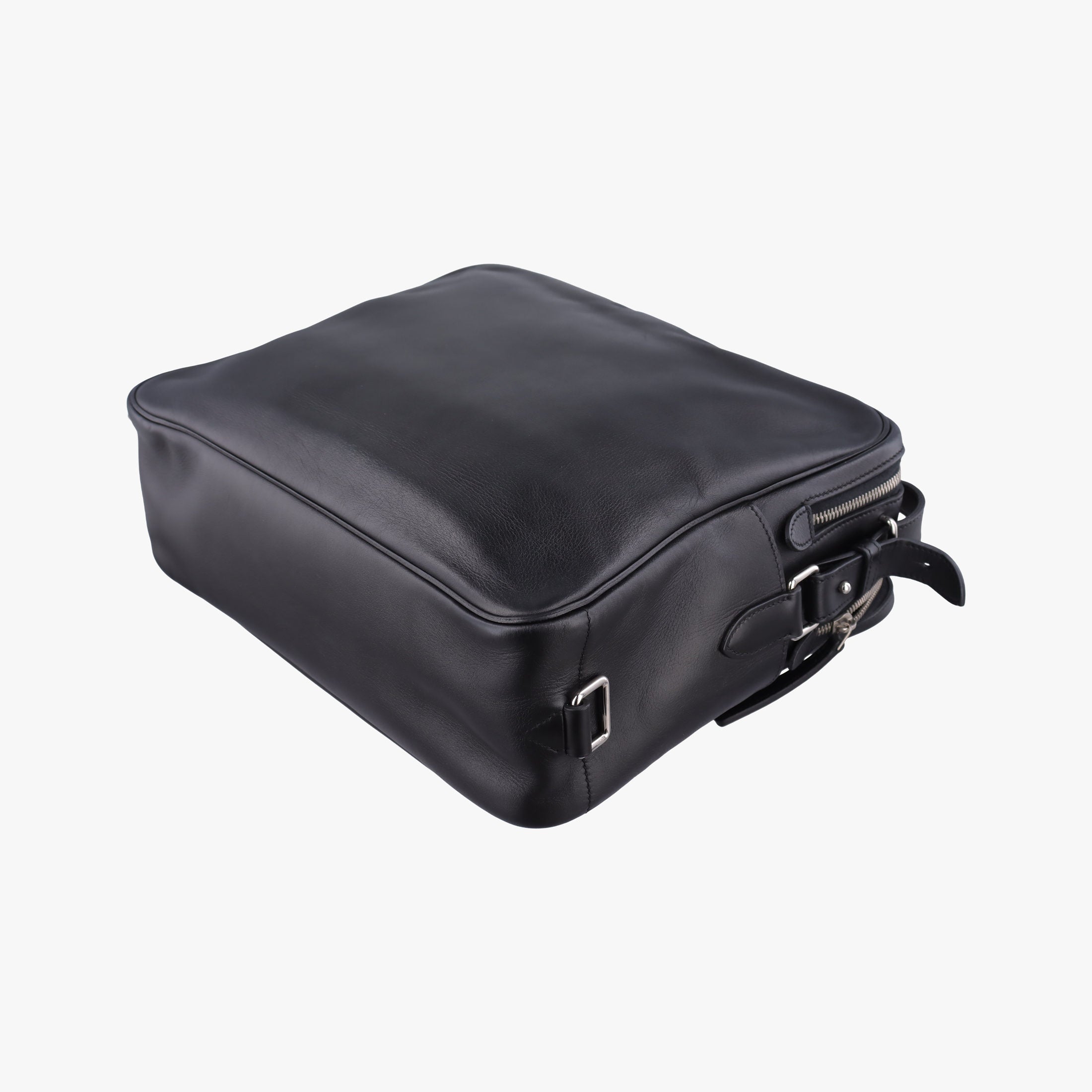 Hebdo Reporter Black Evergrain Leather P▢22Lエブド・リポーター ブラック エヴァーグレインレザー P▢22L