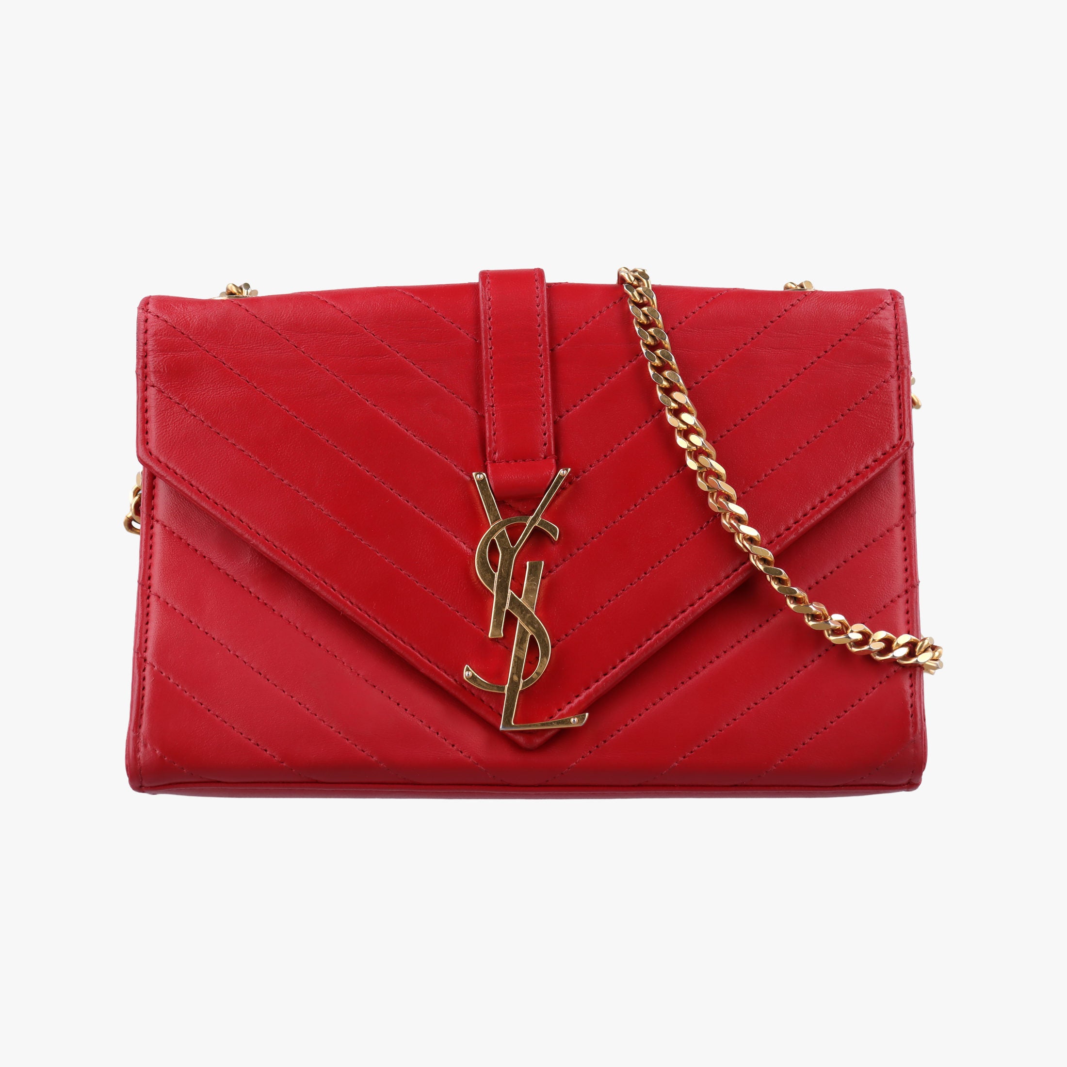 Monogram Envelope Red Leather 381668 VLR381668.0115モノグラム エンヴェロップ レッド レザー 381668 VLR381668.0115