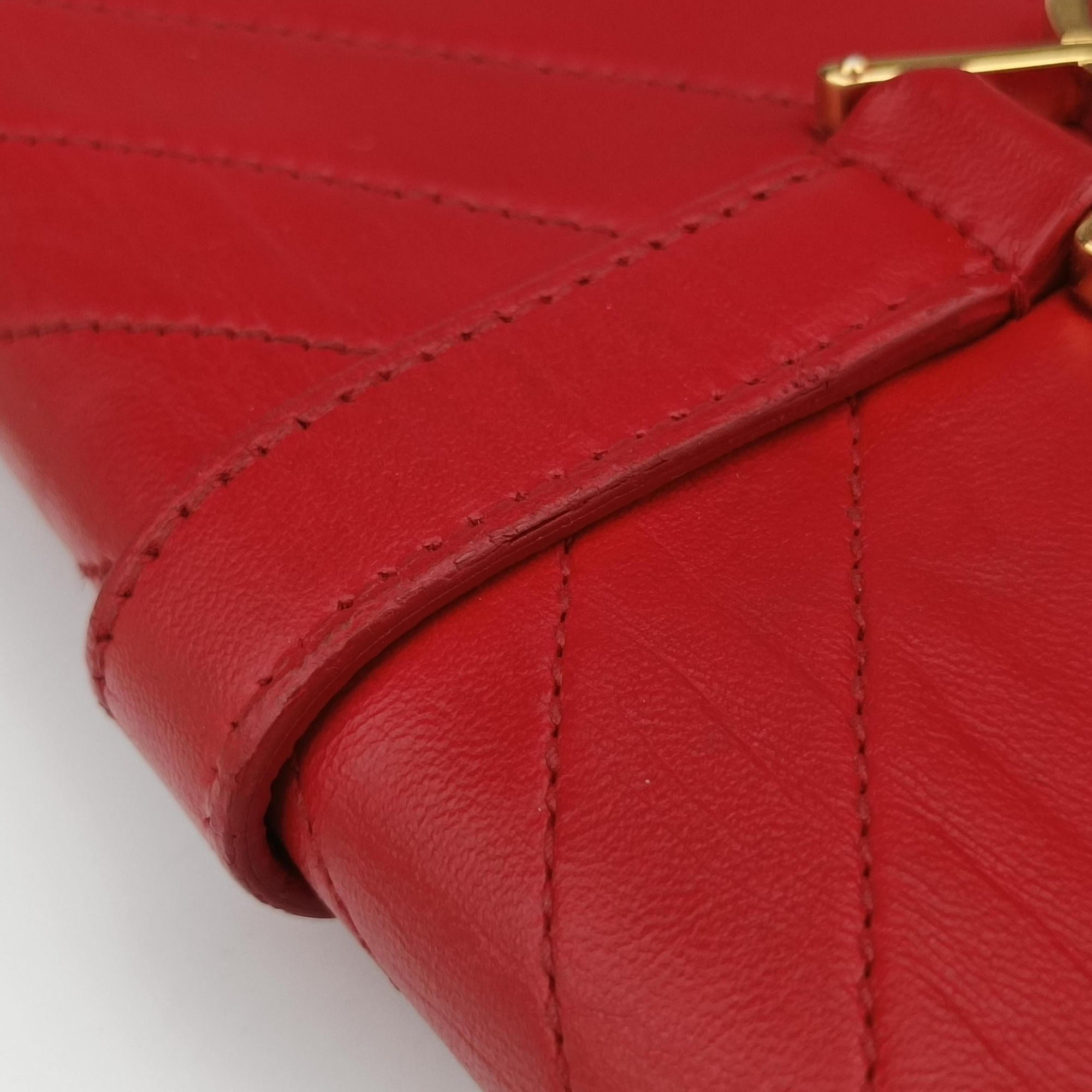 Monogram Envelope Red Leather 381668 VLR381668.0115モノグラム エンヴェロップ レッド レザー 381668 VLR381668.0115