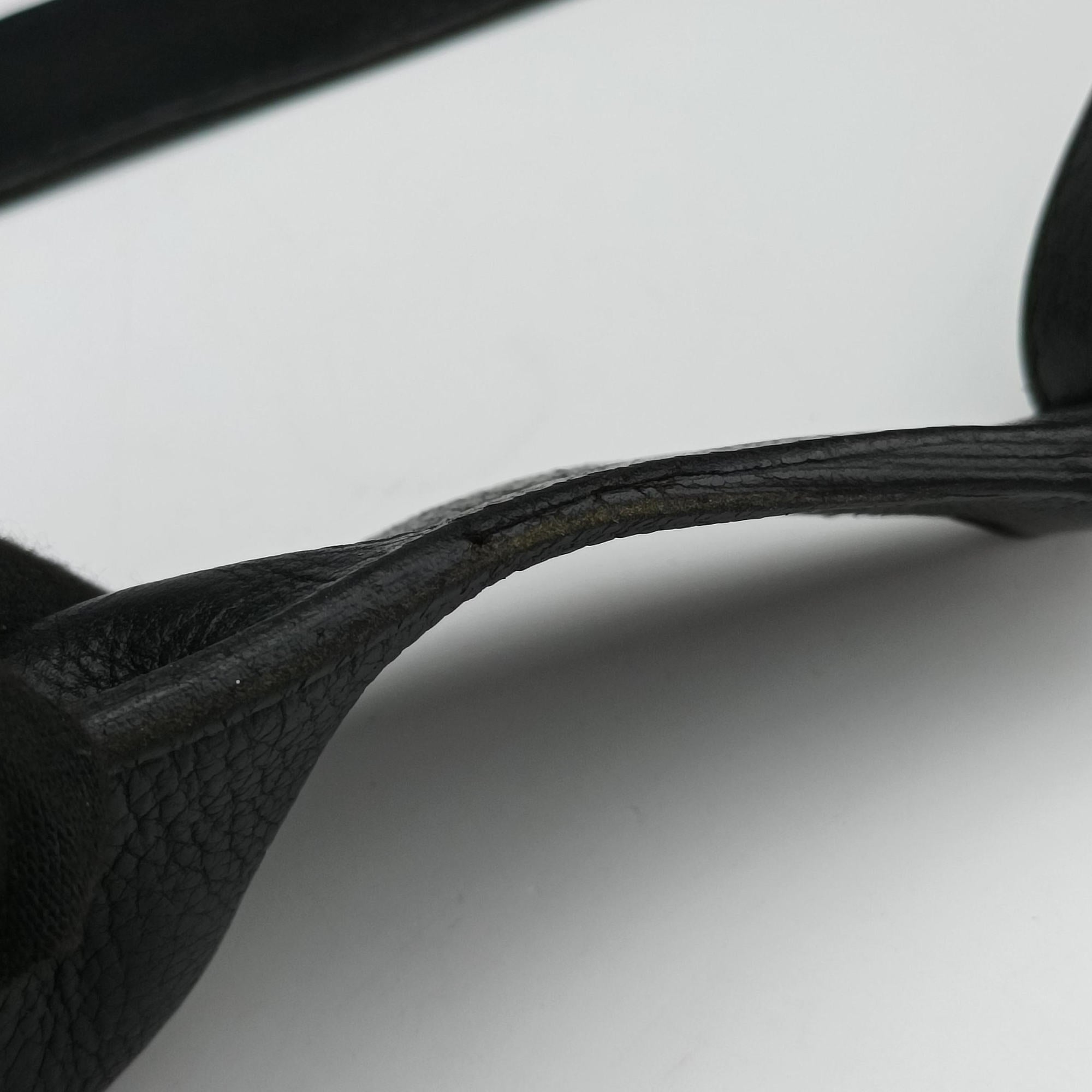 Chiquita 90 Black Evergrain Leather チキータ90 ブラック エヴァーグレイン