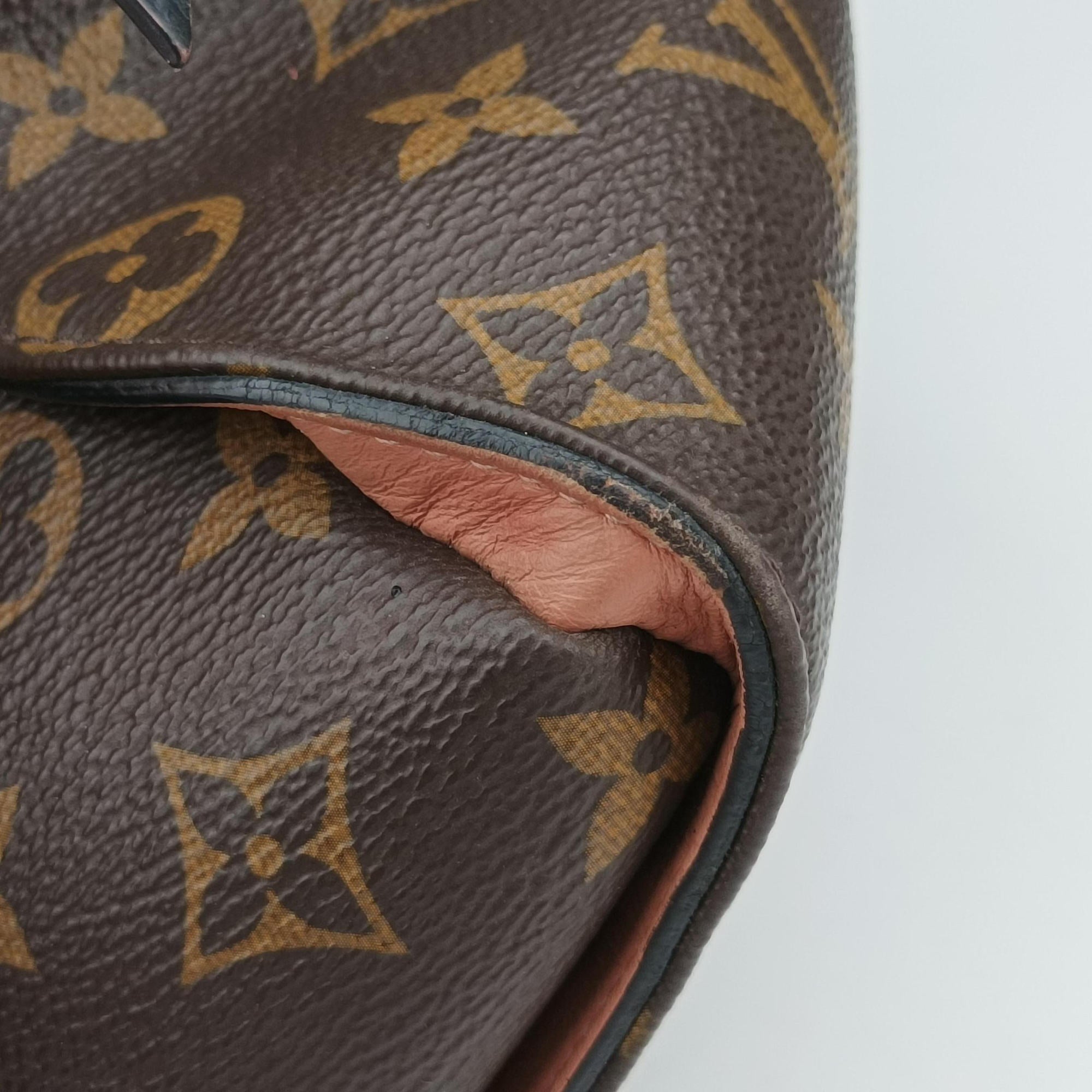 TUILERIES tote Brown×Coquelicot Monogram Canvas×calf leather M43795 AA2108テュイルリートート モノグラム/ブラウン×コクリコ モノグラムキャンバス×カーフレザー M43795 AA2108