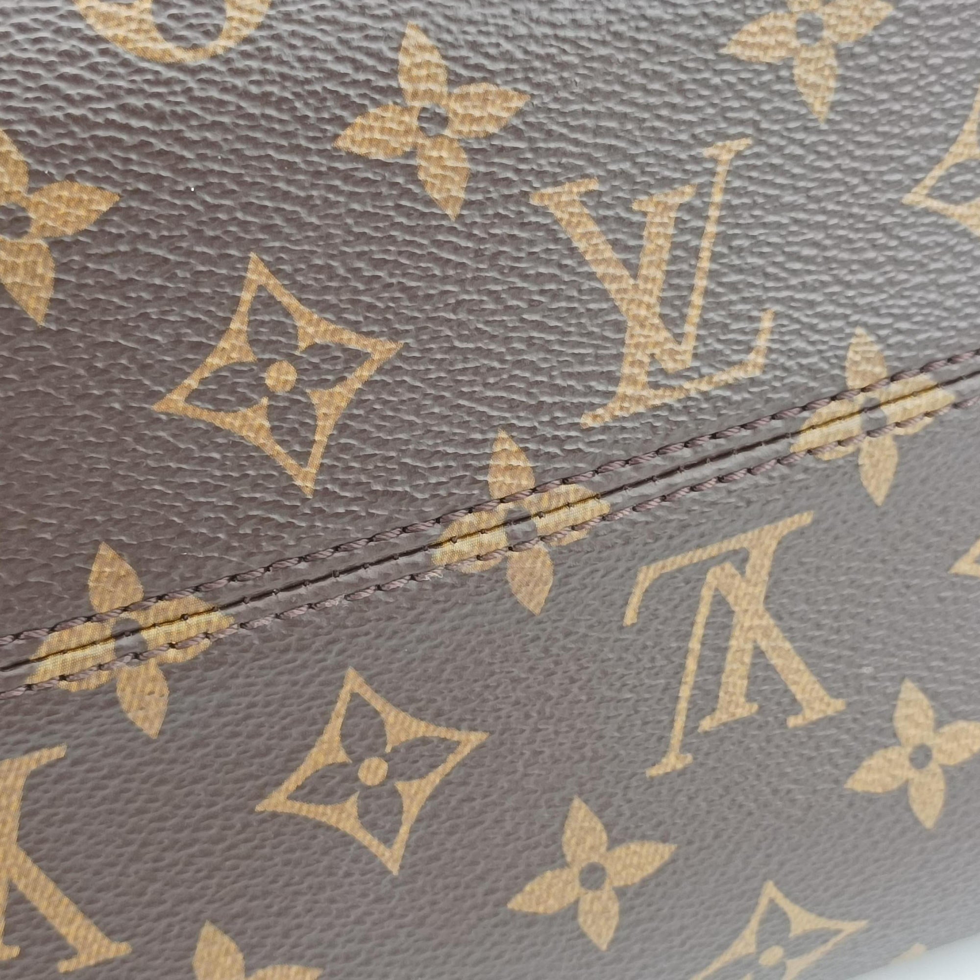 TUILERIES tote Brown×Coquelicot Monogram Canvas×calf leather M43795 AA2108テュイルリートート モノグラム/ブラウン×コクリコ モノグラムキャンバス×カーフレザー M43795 AA2108
