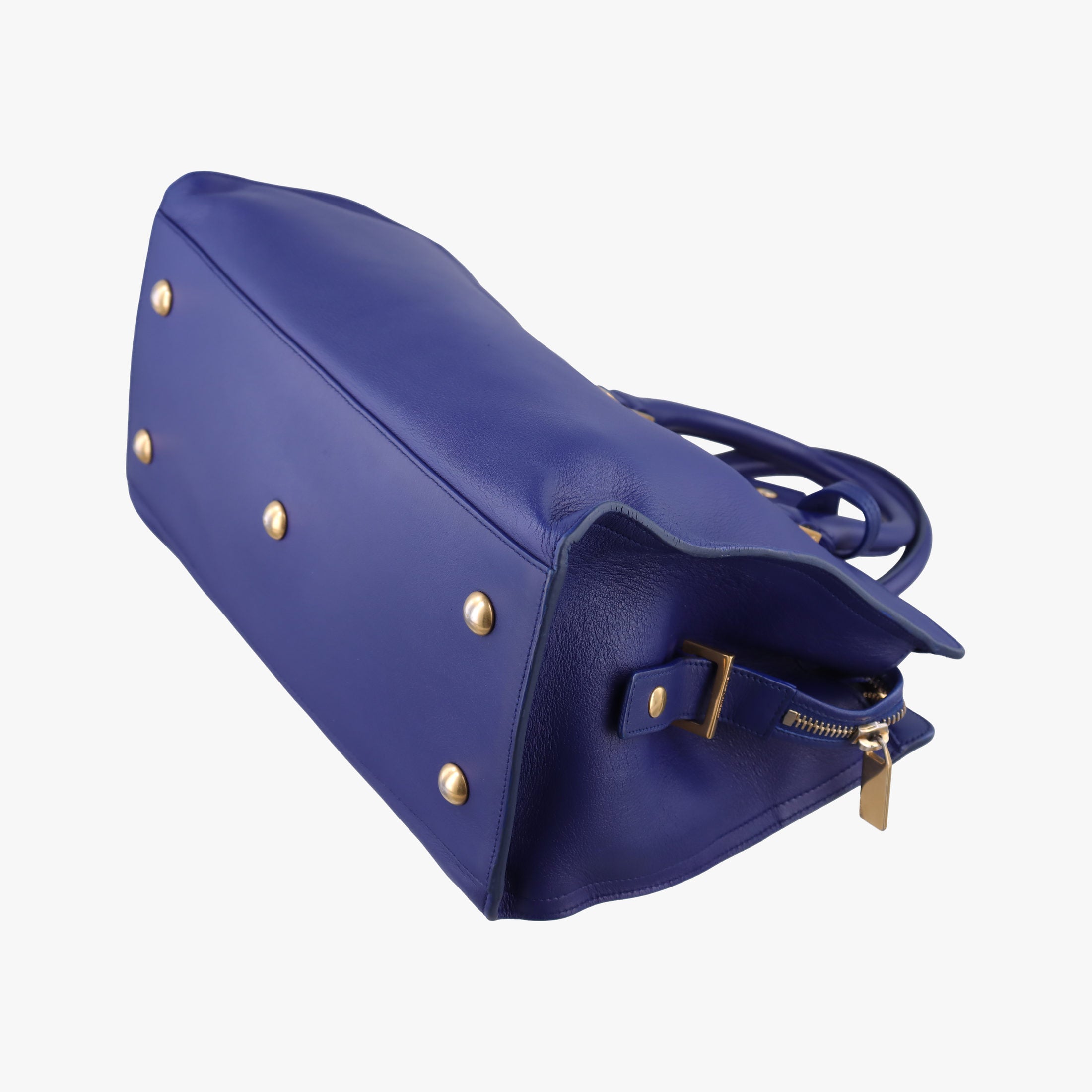 Y Ligne Petit Cabas Blue Leather 311210 311210.527066Yライン プチカバス ブルー レザー 311210 311210.527066