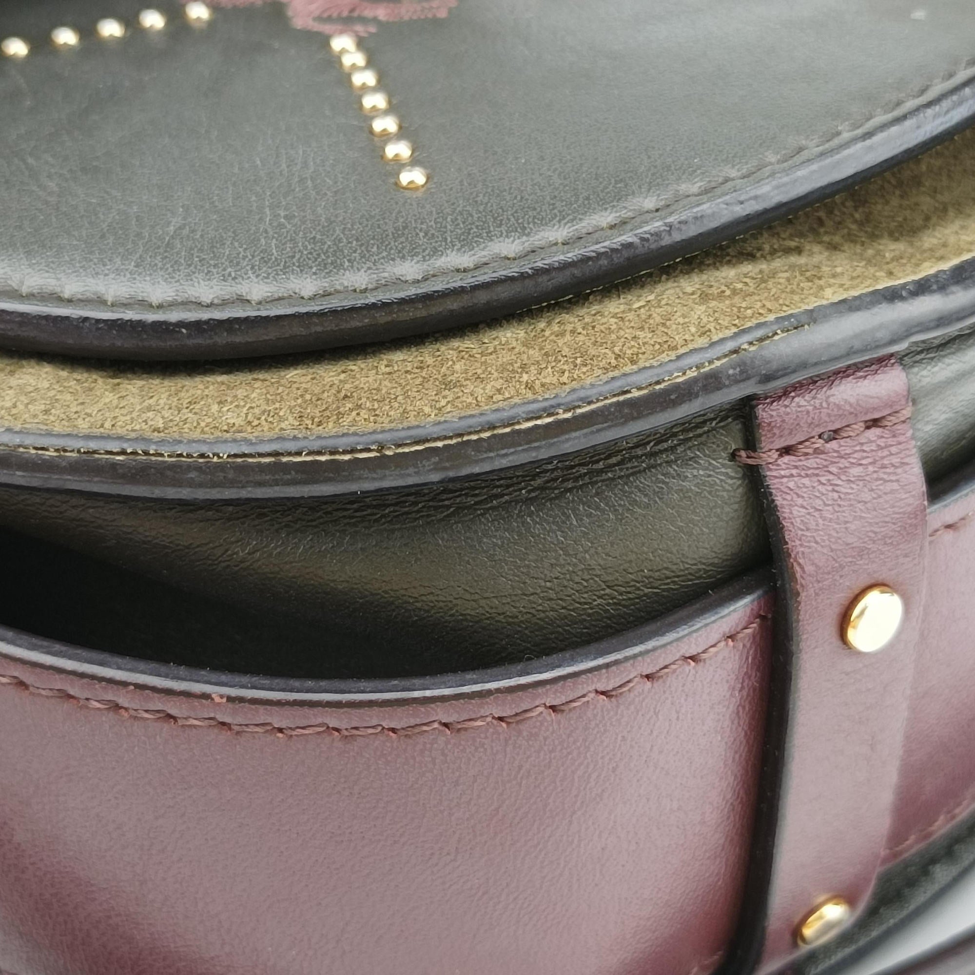 Tess Green × Bordeaux Leather × Suede 04 16 70 65テス グリーン × ボルドー レザー × スエード 04 16 70 65