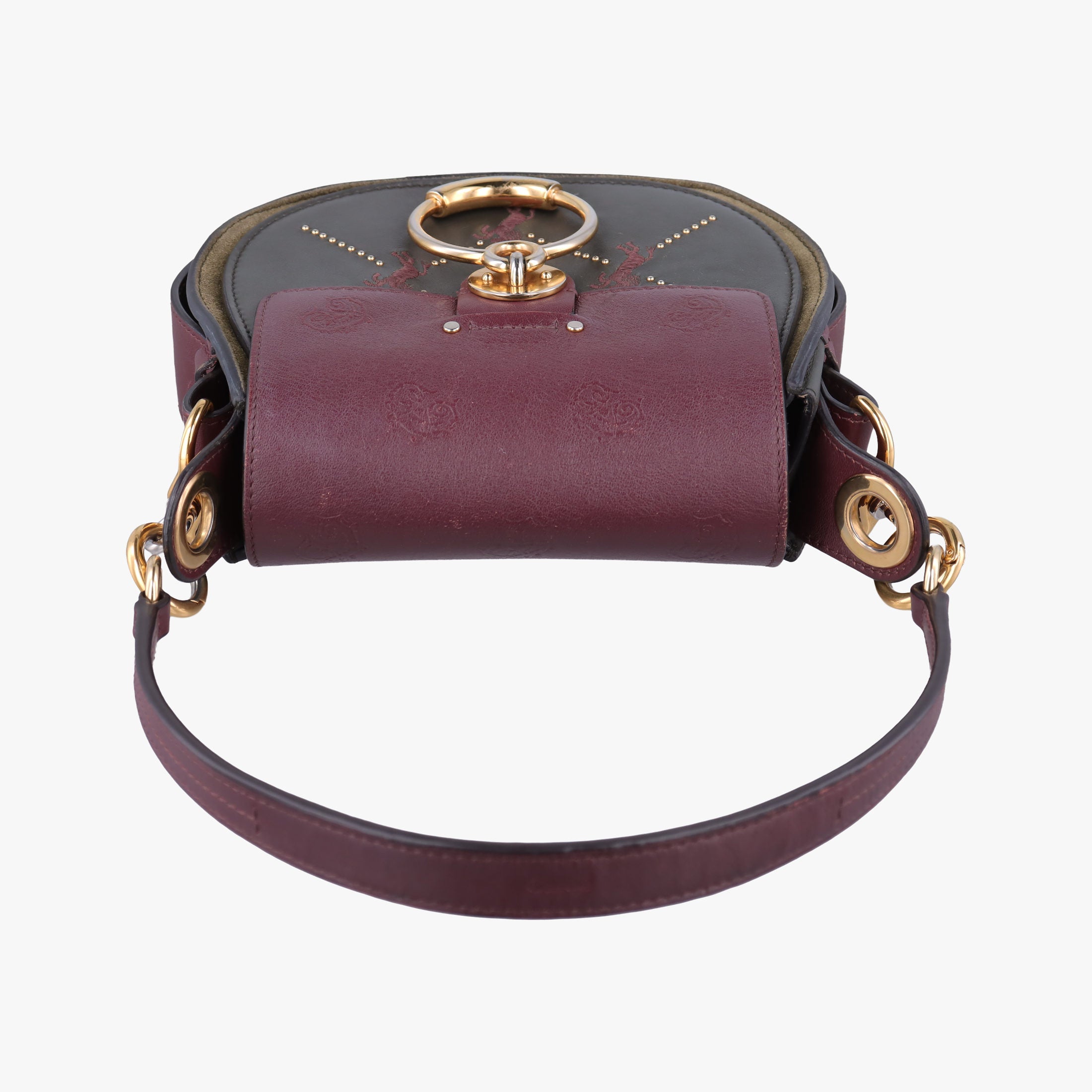 Tess Green × Bordeaux Leather × Suede 04 16 70 65テス グリーン × ボルドー レザー × スエード 04 16 70 65