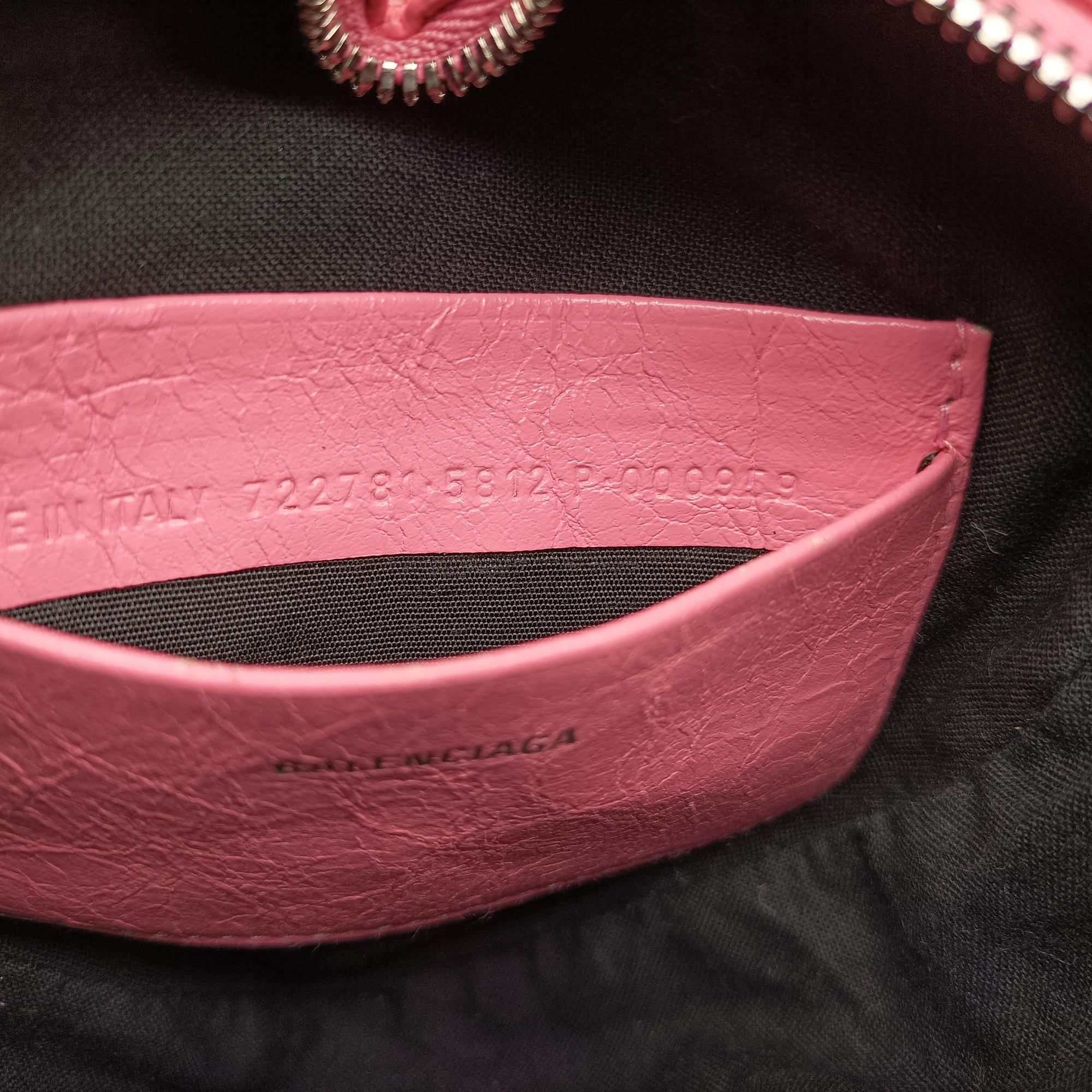 Le Cagole Heart Mini Pink lambskin 722781.5812.P.000959ル カゴーレ ハートミニ ピンク ラムスキン 722781.5812.P.000959