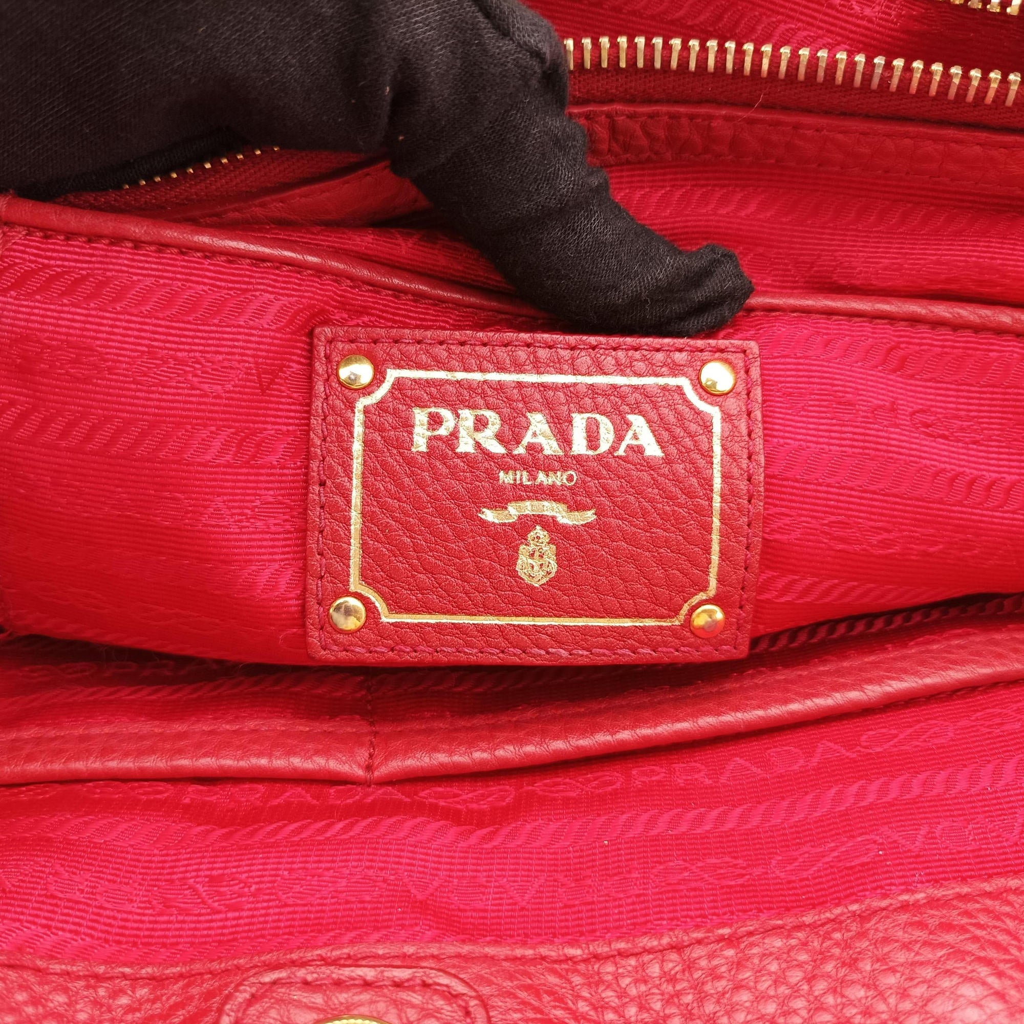 Vitello Daino Top Handle Red Leather BN2420 31/N 165ヴィッテロ ダイノ トップハンドル レッド レザー BN2420 31/N 165