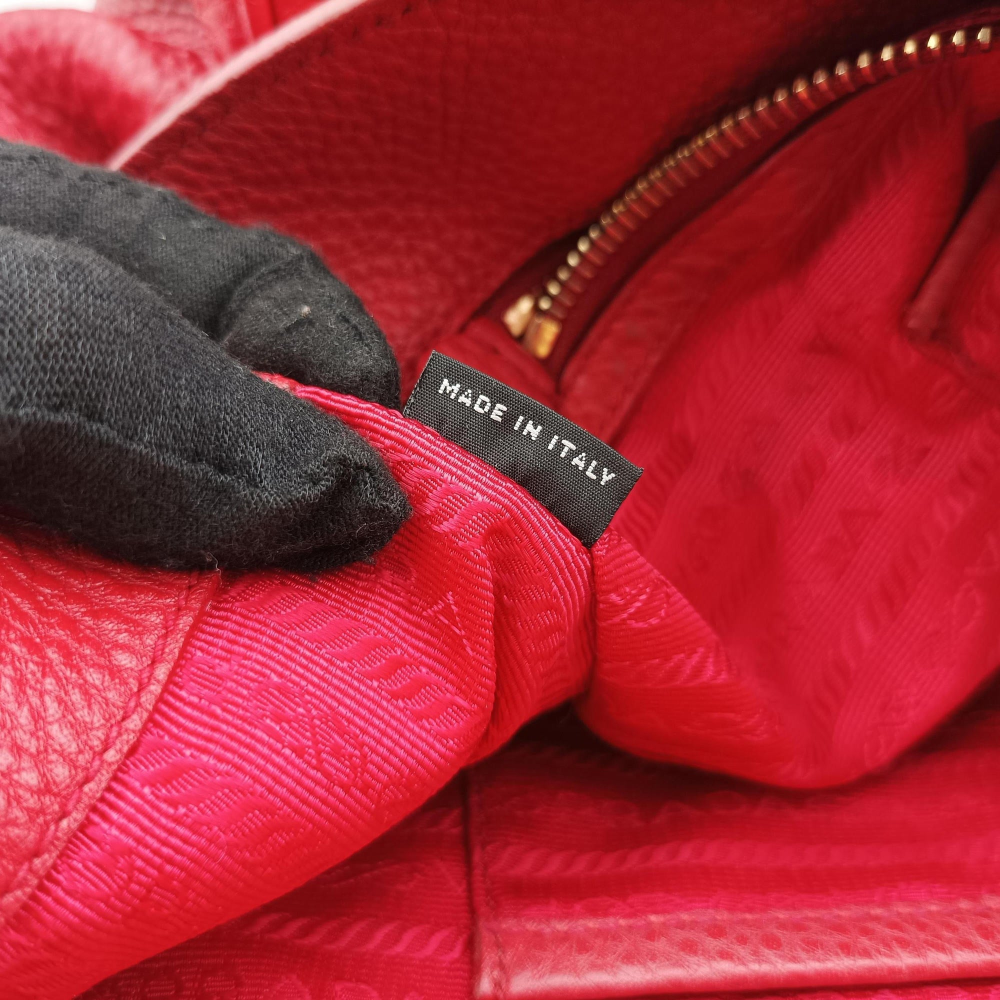 Vitello Daino Top Handle Red Leather BN2420 31/N 165ヴィッテロ ダイノ トップハンドル レッド レザー BN2420 31/N 165
