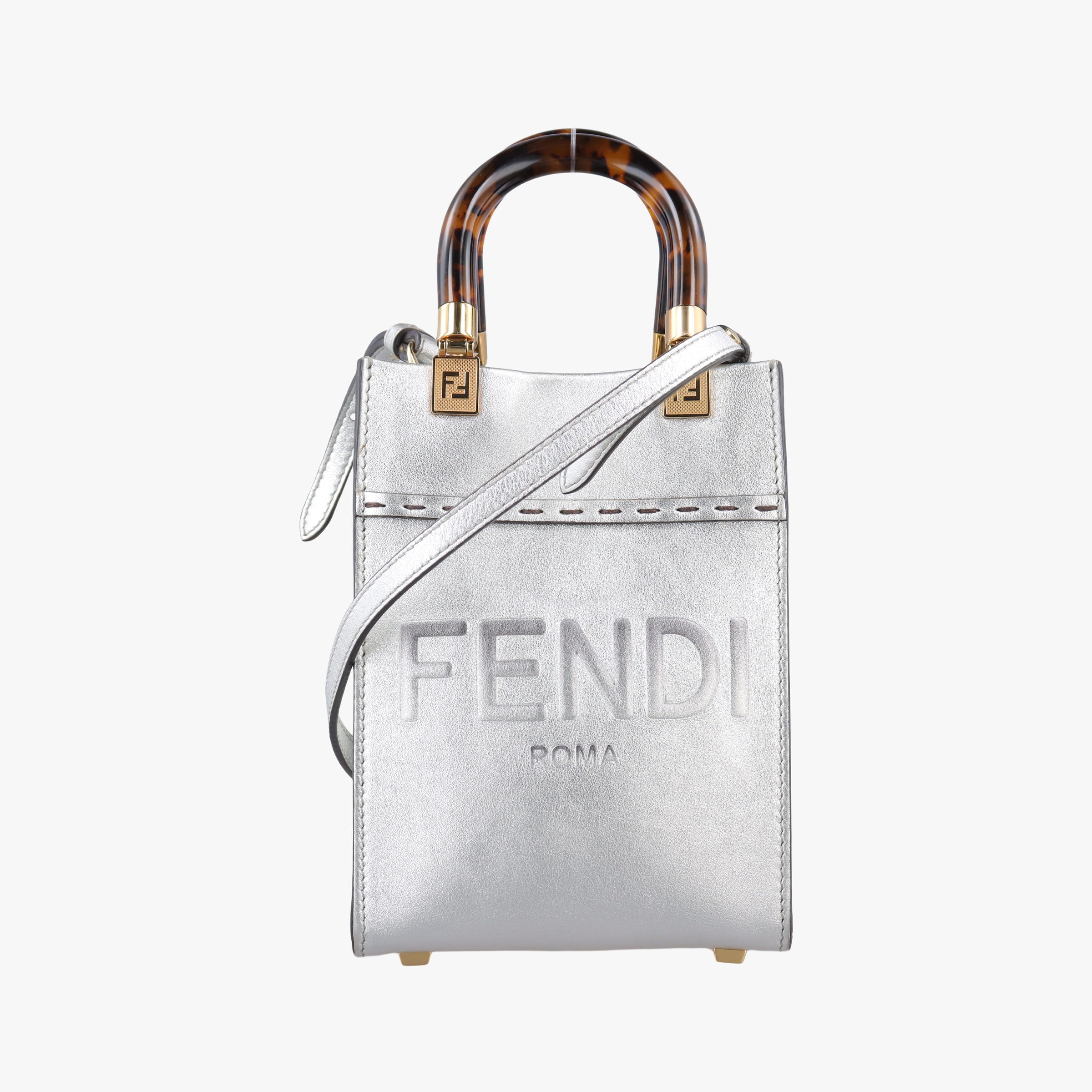 MINI SUNSHINE SHOPPER Silver Leather 8BS051 8BS051 AJH7サンシャイン ショッパー シルバー レザー 8BS051 8BS051 AJH7