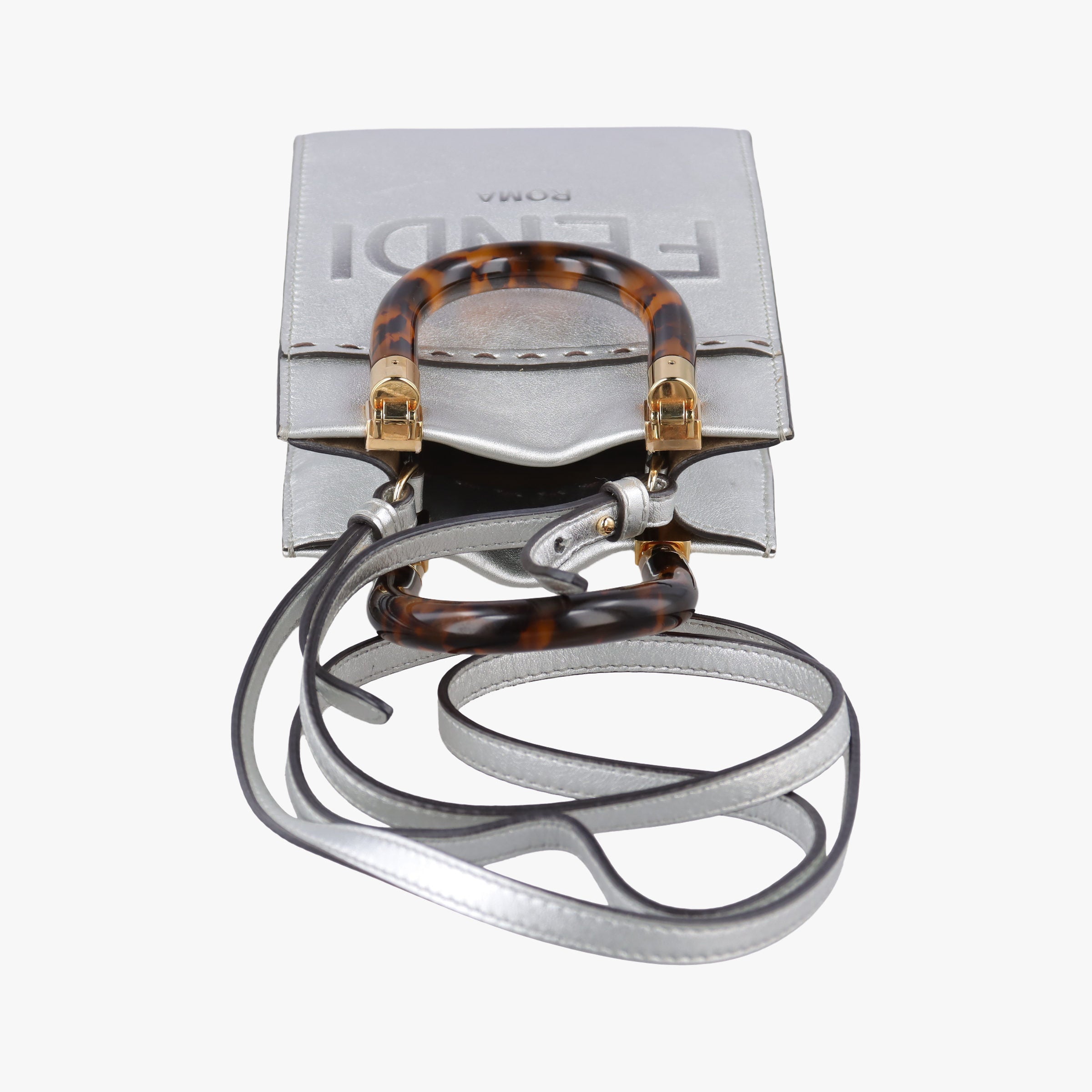 MINI SUNSHINE SHOPPER Silver Leather 8BS051 8BS051 AJH7サンシャイン ショッパー シルバー レザー 8BS051 8BS051 AJH7