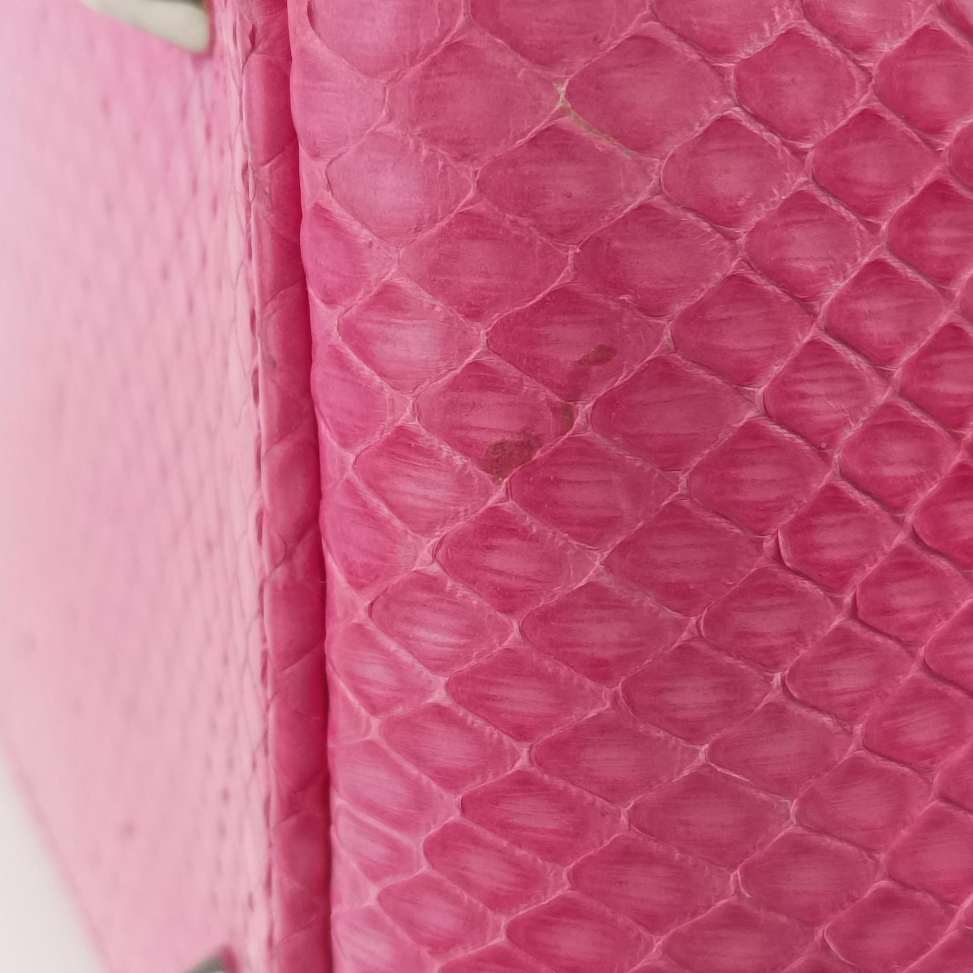 Lady Dior Pink snakeskin 14-BO-0192レディディオール ピンク ヘビ革 14-BO-0192