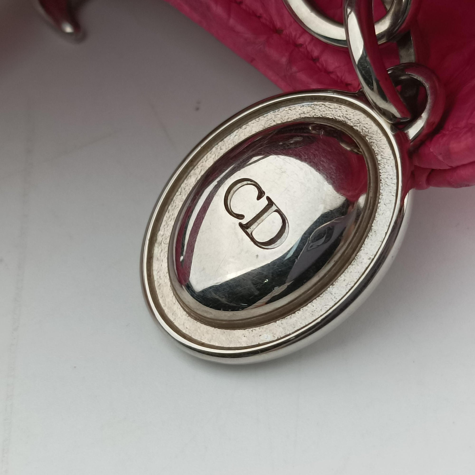 Lady Dior Pink snakeskin 14-BO-0192レディディオール ピンク ヘビ革 14-BO-0192