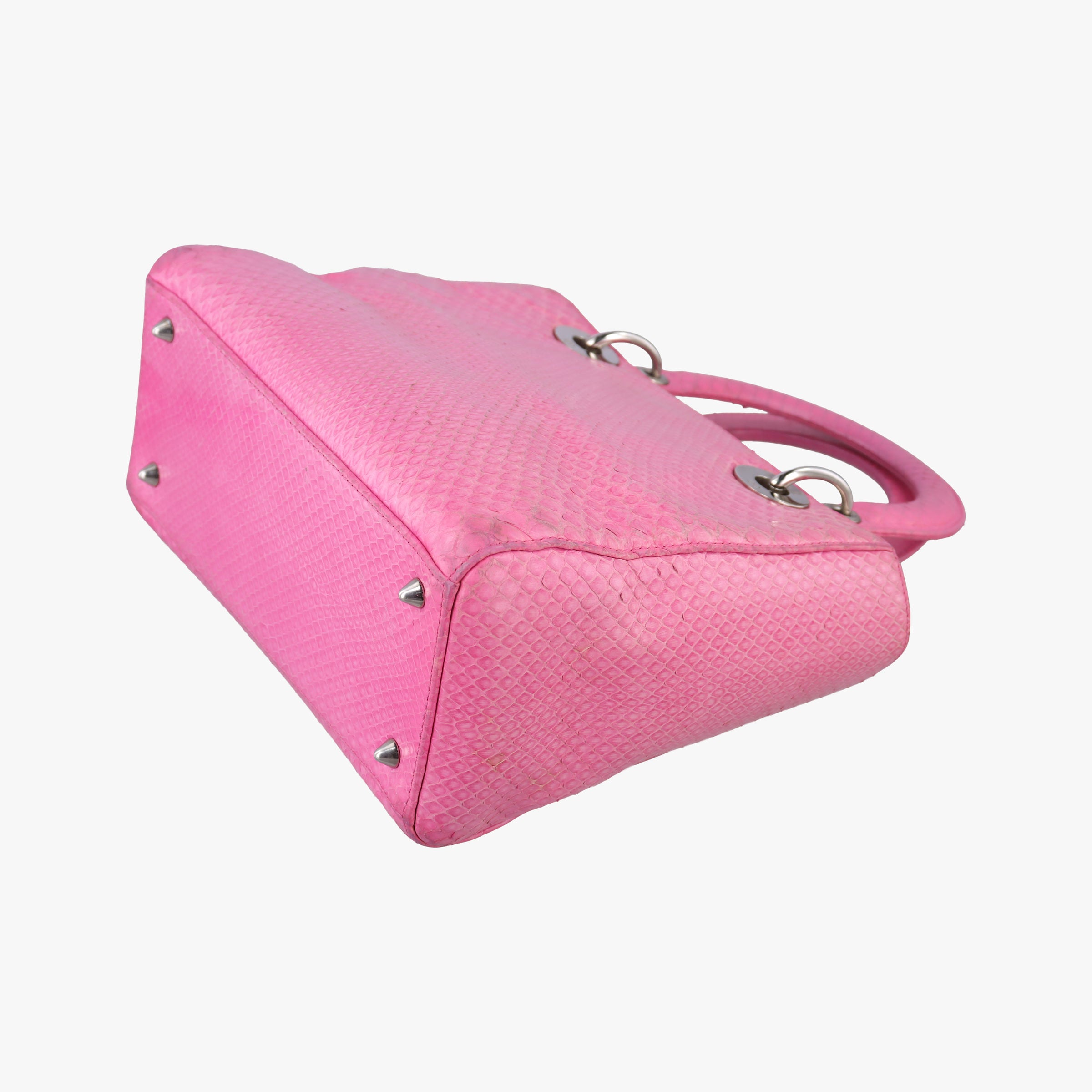 Lady Dior Pink snakeskin 14-BO-0192レディディオール ピンク ヘビ革 14-BO-0192