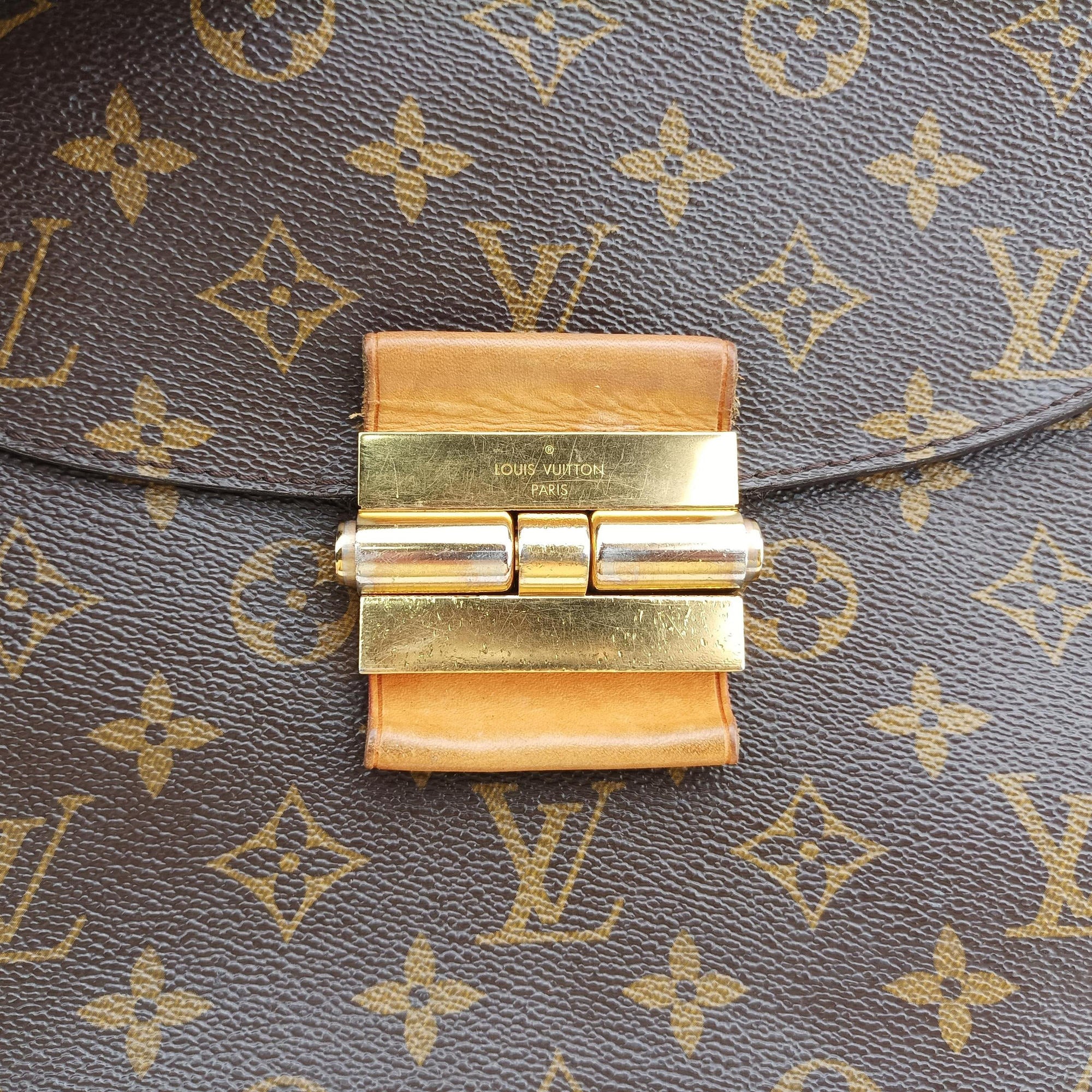 OLYMPE Brown×QUETSCHE Monogram Canvas×calf leather M40926 SP4142オランプ モノグラム×ケッチュ モノグラムキャンバス × カーフレザー M40926 SP4142