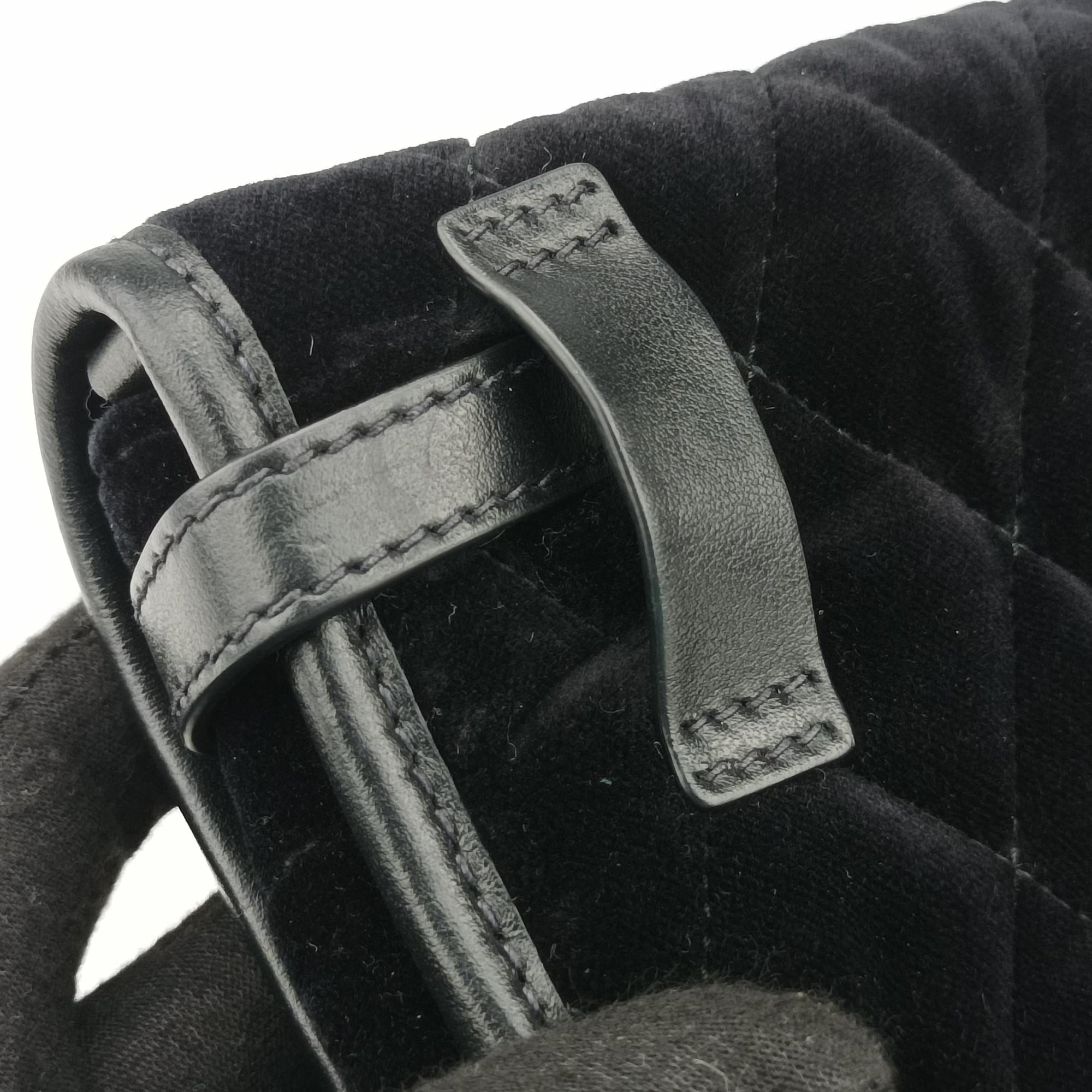 Impuntu Velluto Corsaire Black Velvet×Calf Leather 180/Bインプントゥ ヴェルート コルセア ブラック ベルベット×カーフレザー 180/B