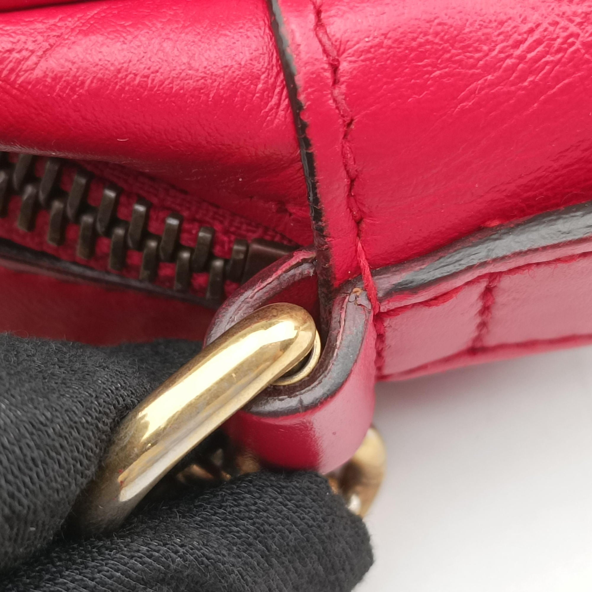 GG Marmont Red Leather 448065 A022764301GGマーモント レッド レザー 448065 A022764301