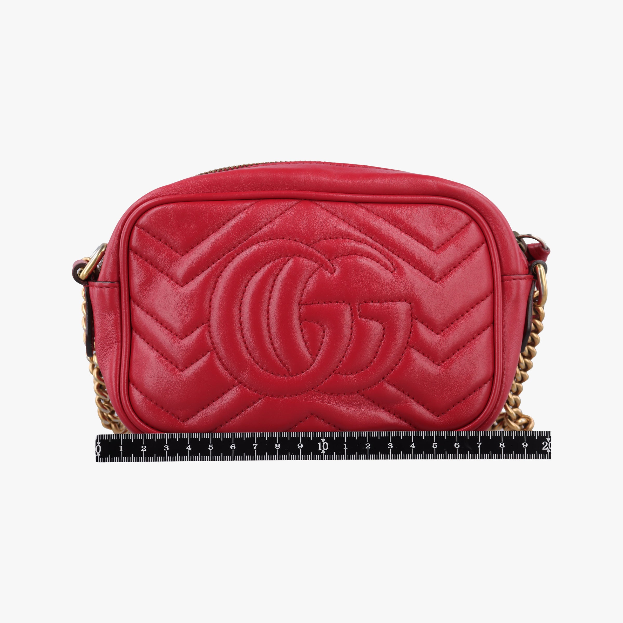 GG Marmont Red Leather 448065 A022764301GGマーモント レッド レザー 448065 A022764301