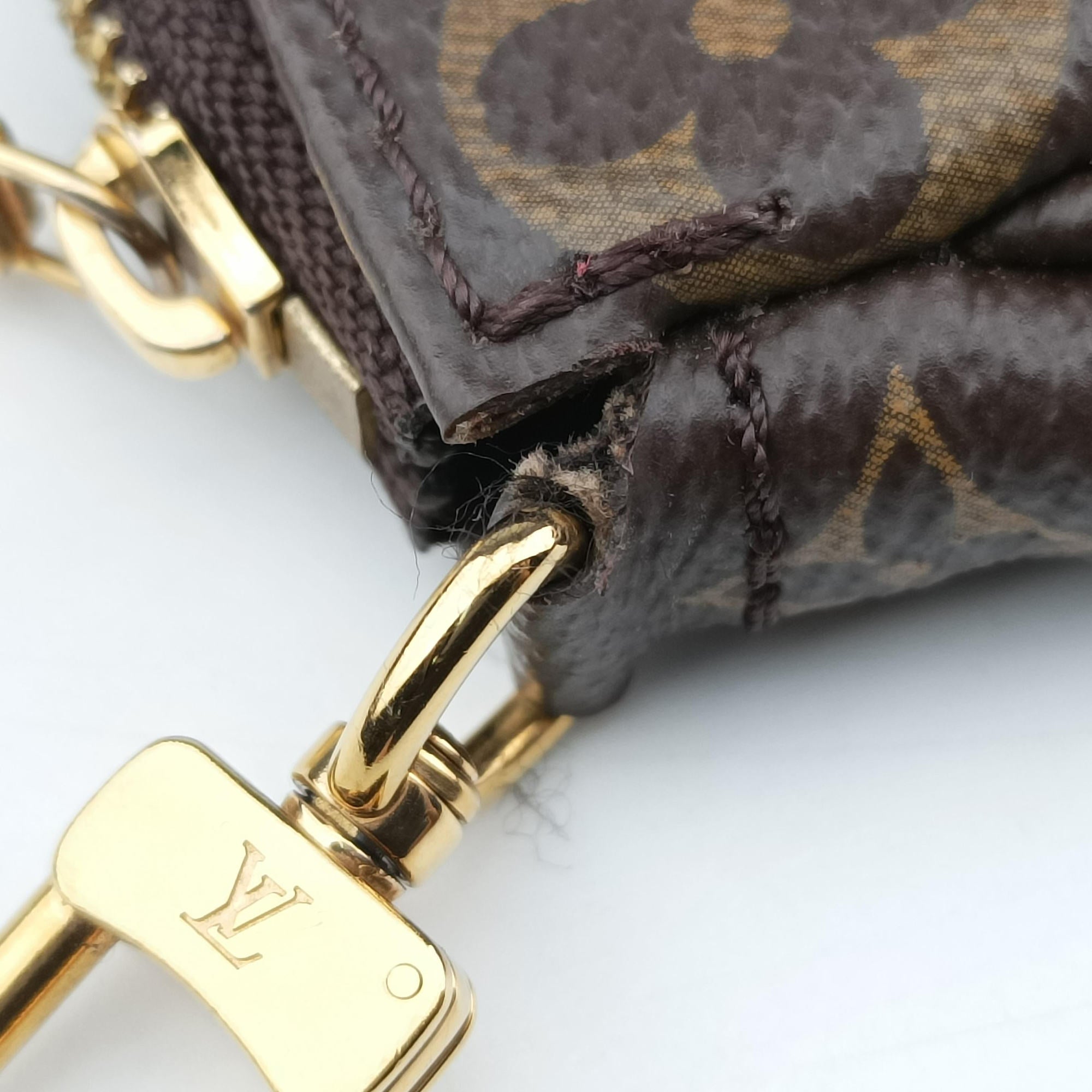 MULTI POCHETTE ACCESSOIRES MARRON×khaki Monogram Canvas M44840 DR3260ミュルティポシェットアクセソワール マロン×カーキ モノグラムキャンバス M44840 DR3260