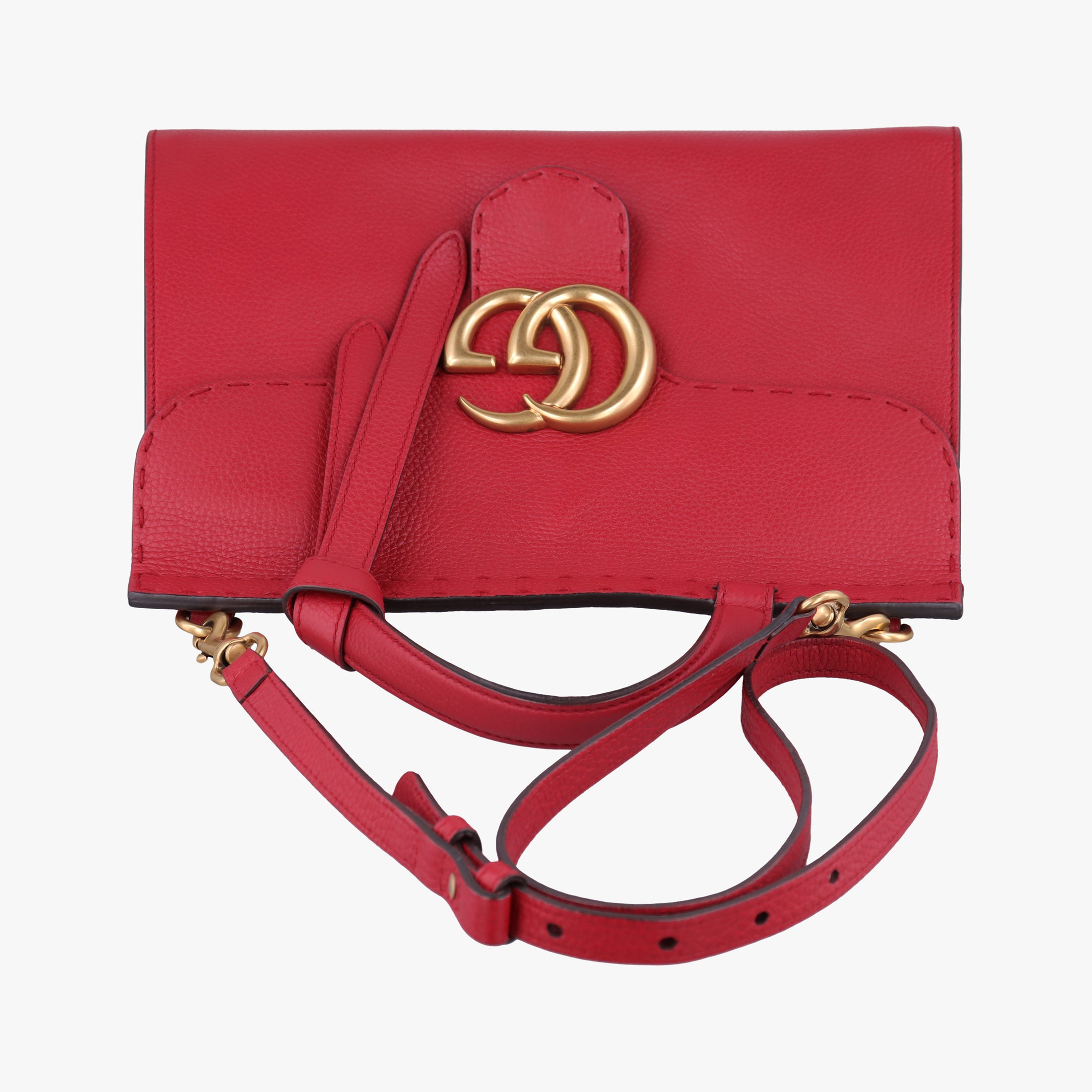 GG Marmont Red Leather 421890 A021692032GGマーモント レッド レザー 421890 A021692032