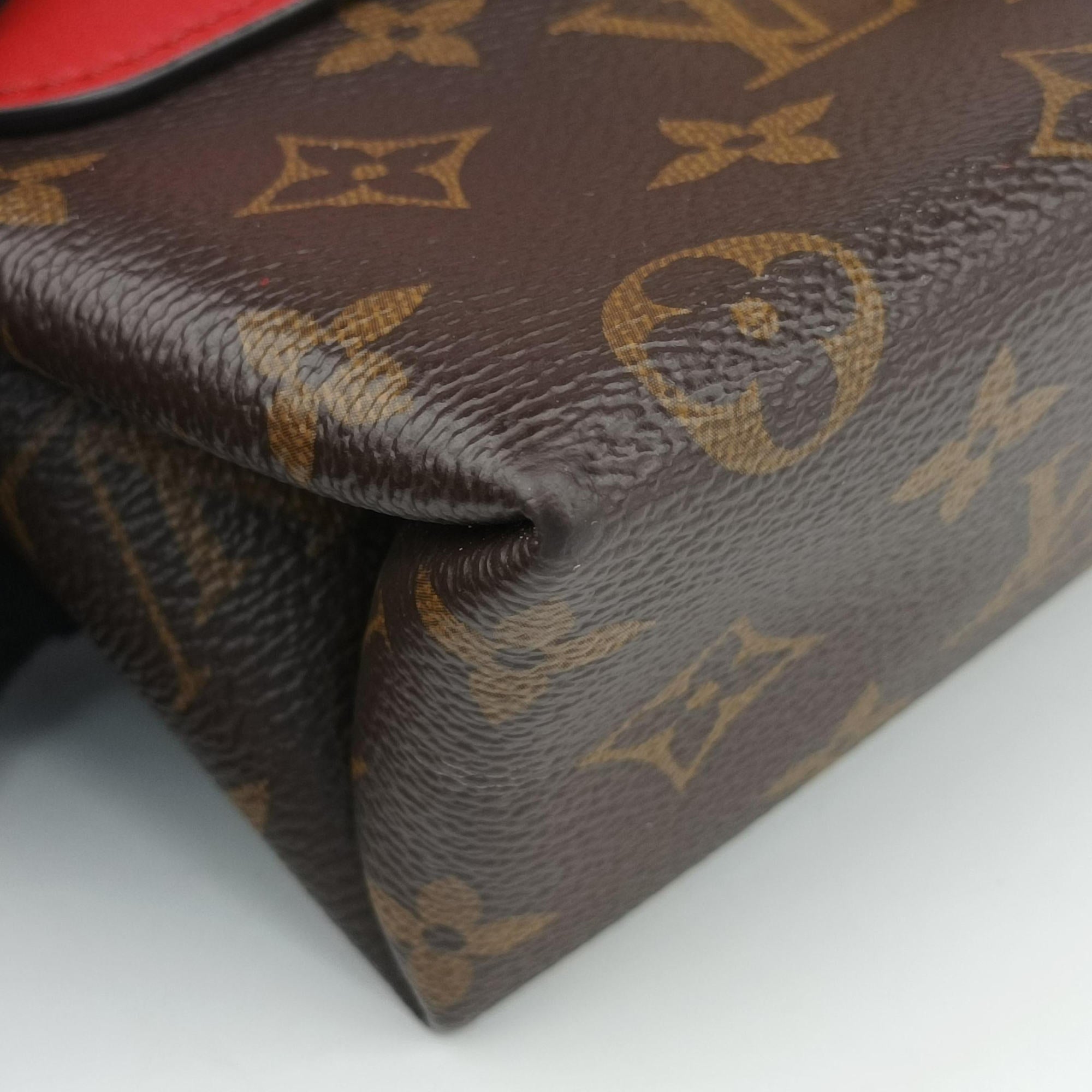 Locky BB Monogram/Brown×Coqulicot Monogram canvas×calf leather M44322 FL5119ロッキーBB モノグラム/ブラウン×コクリコ モノグラムキャンバス×カーフレザー M44322 FL5119