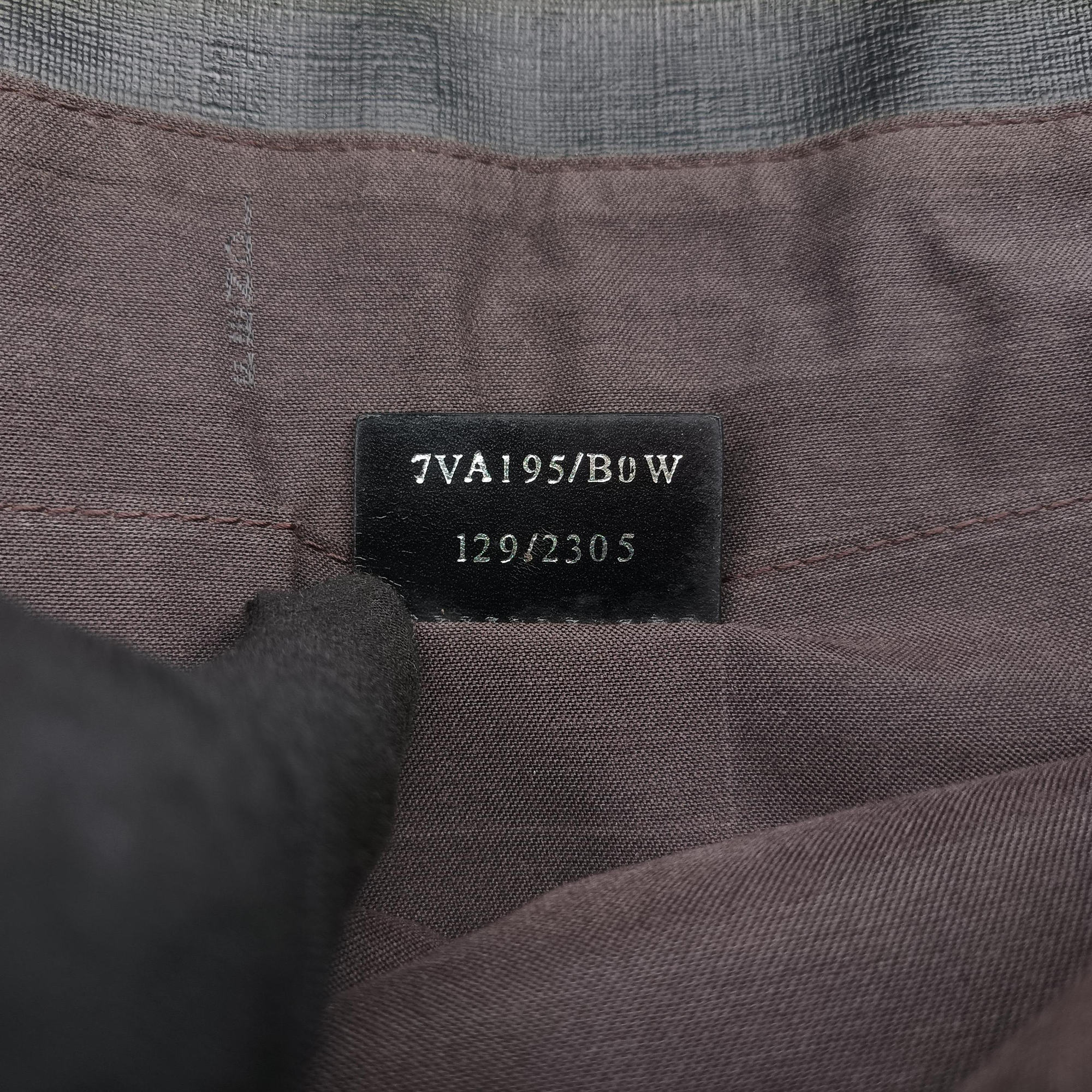 Zucca Grey leather 7VA195 7VA195/B0W 129/2305ズッカ グレー レザー 7VA195 7VA195/B0W 129/2305