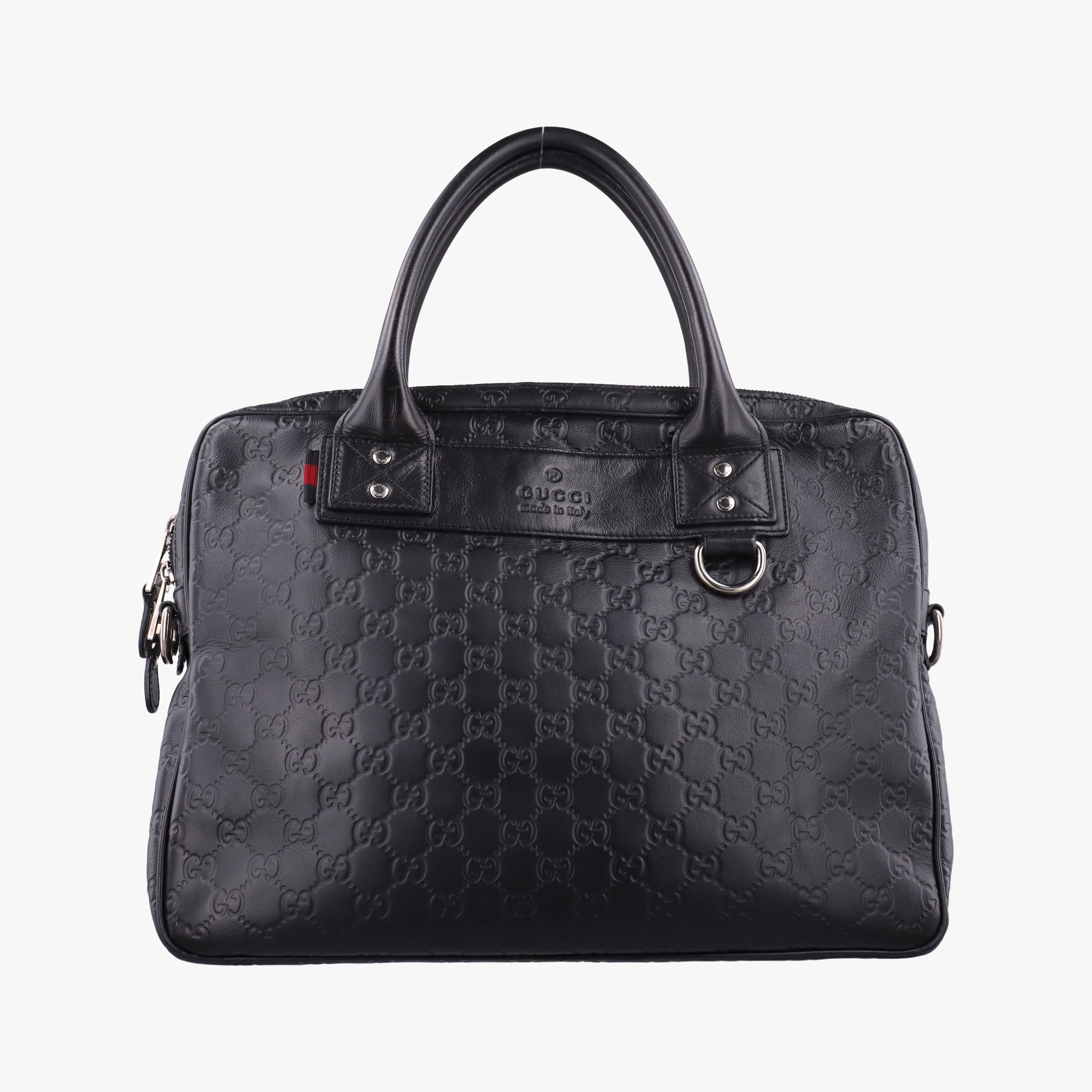 Guccissima Briefcase Business Black Leather 328937 H017539867グッチシマ ブリーフケース ビジネス ブラック レザー 328937 H017539867