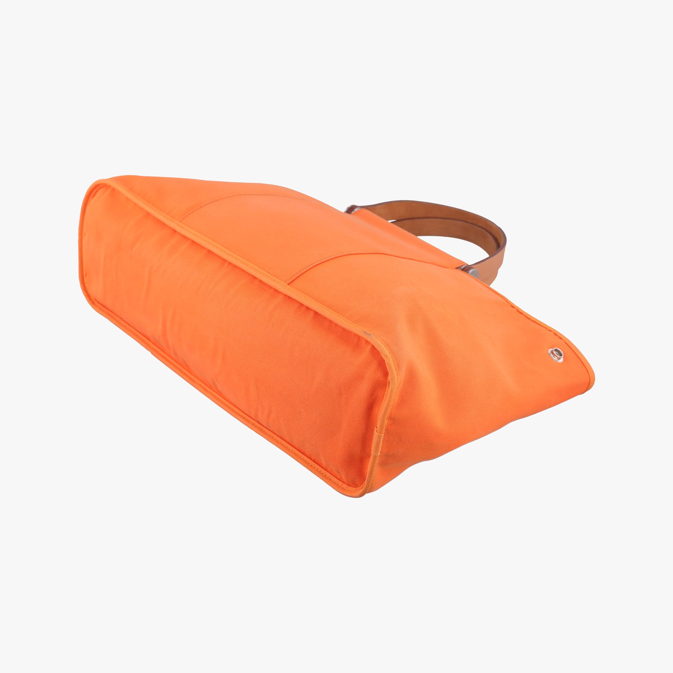 Cabag Elan Orange Toile Officier × Leather AR▢Qカバ シエ オレンジ トワルオフィシエ×レザー AR▢Q