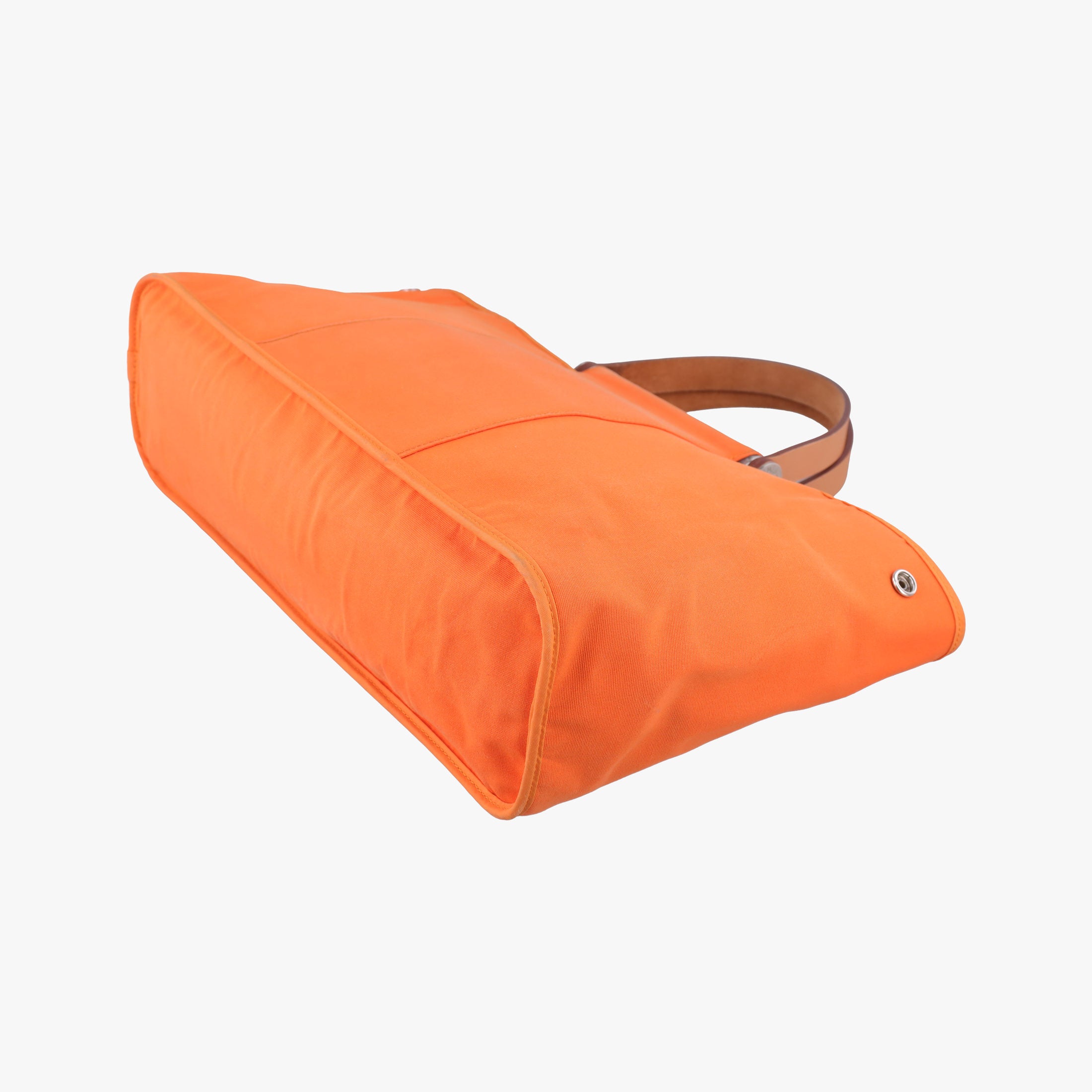 Cabag Elan Orange Toile Officier × Leather AR▢Qカバ シエ オレンジ トワルオフィシエ×レザー AR▢Q