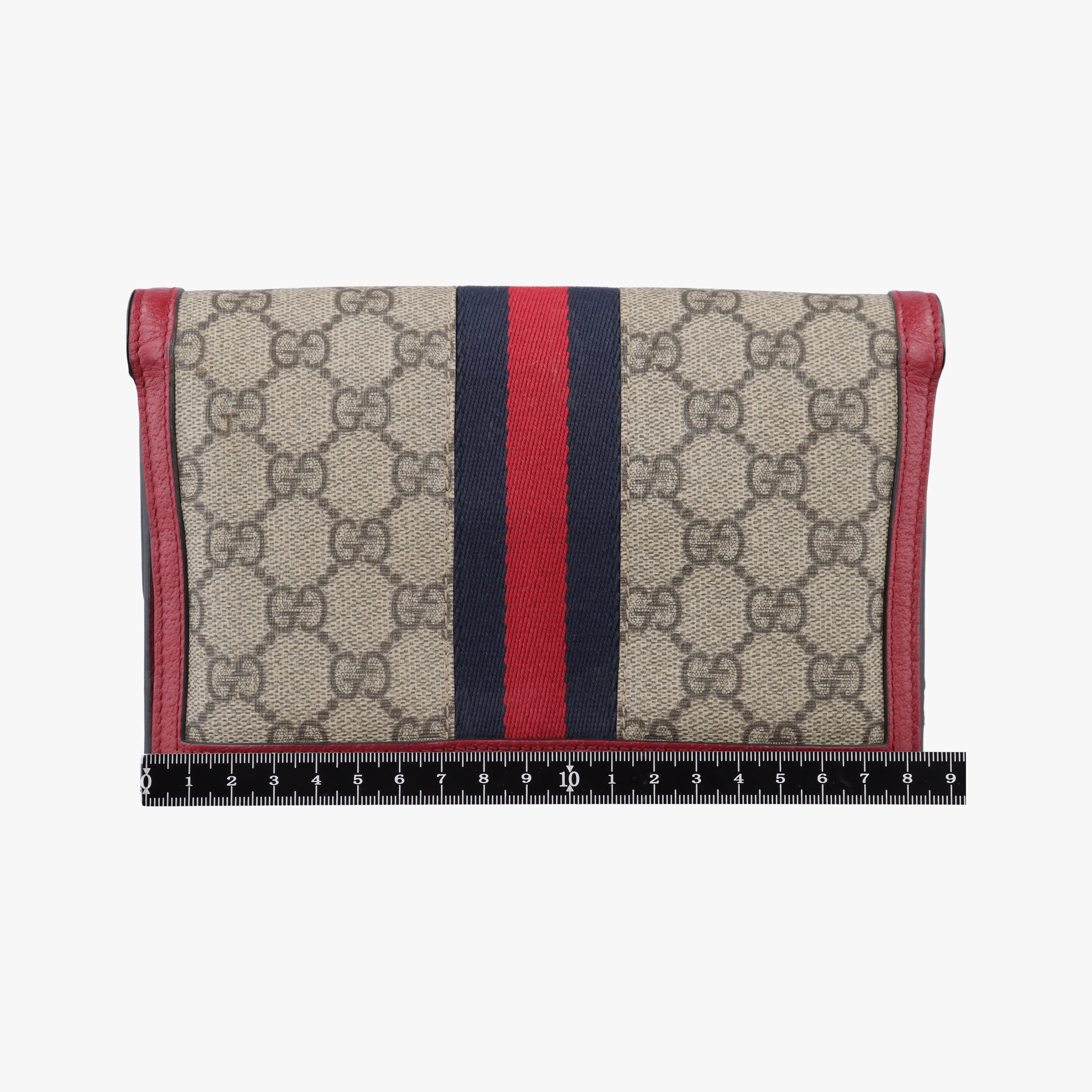 Queen Margaret Beige×Red×Navy PVC coated canvas×leather 476079 クィーンマーガレット ベージュ×レッド×ネイビー PVCコーティングキャンバス×レザー 476079