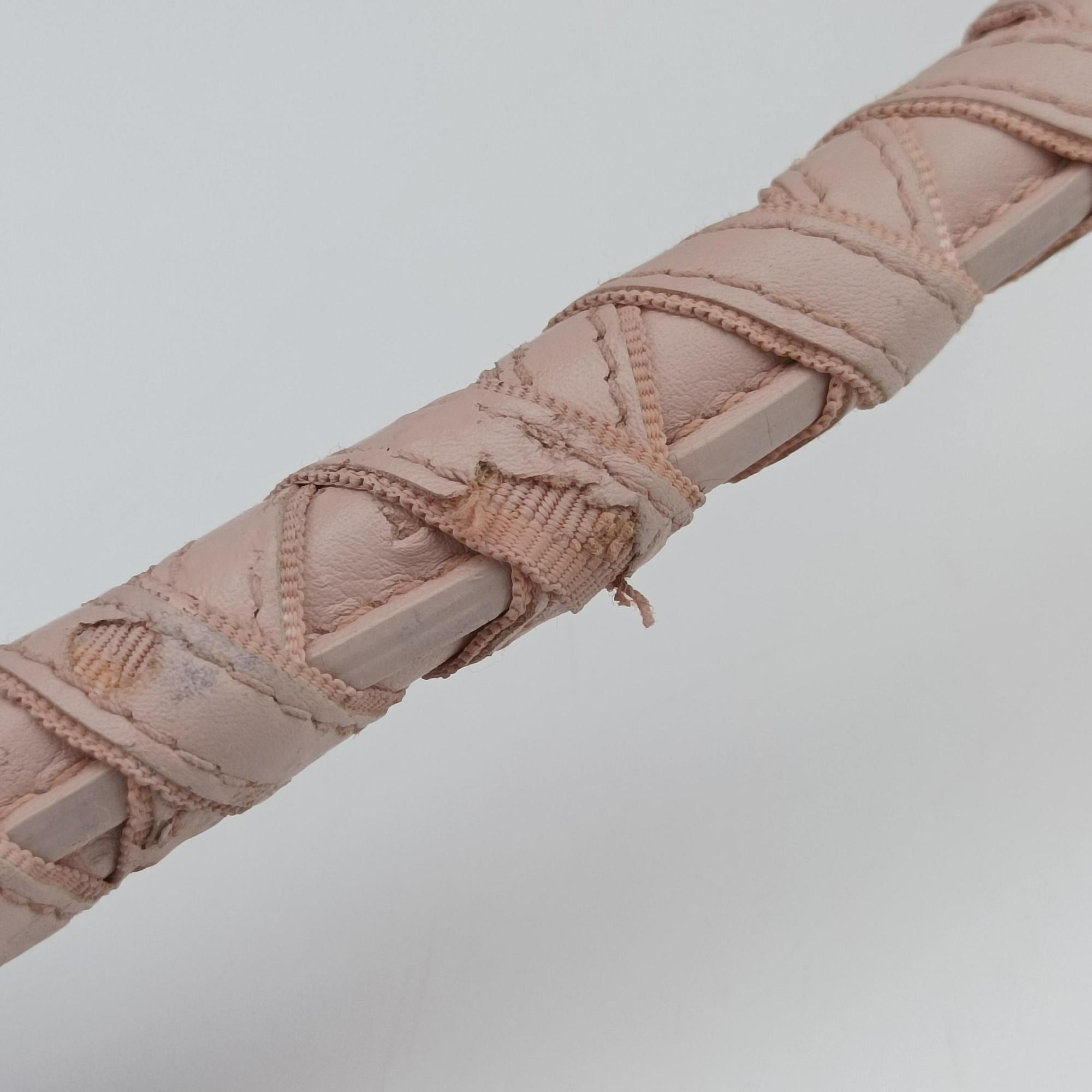 Lovely Trotter Pink Cotton Canvas × Leather 08-BO-1026ラブリー トロッター ピンク コットンキャンバス ×レザー 08-BO-1026