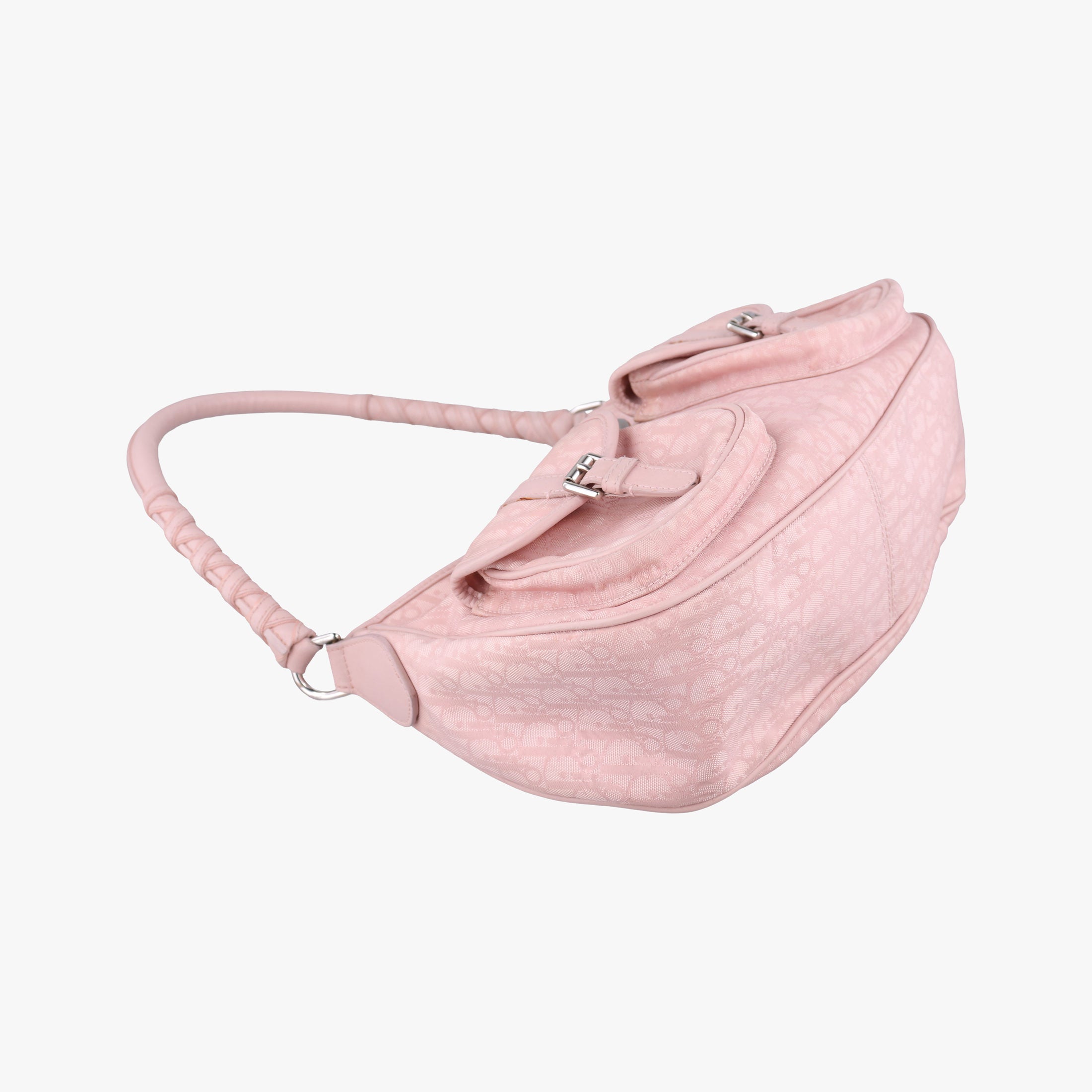 Lovely Trotter Pink Cotton Canvas × Leather 08-BO-1026ラブリー トロッター ピンク コットンキャンバス ×レザー 08-BO-1026