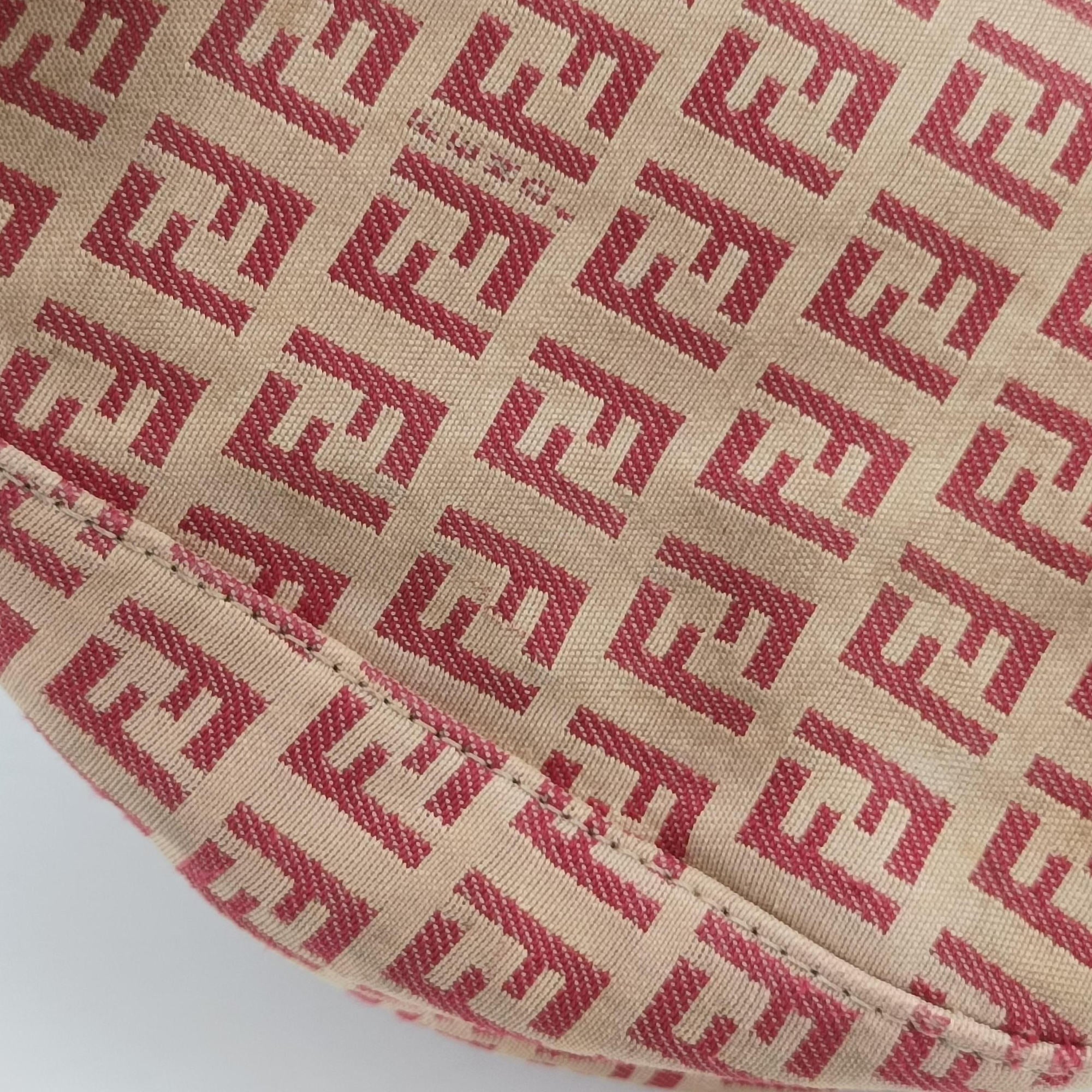 Zucchino Beige x Red canvas xLeather 8BR036 2354/8BR036/LPN/049ズッキーノ柄 ベージュ×レッド キャンバス x レザー 8BR036 2354/8BR036/LPN/049
