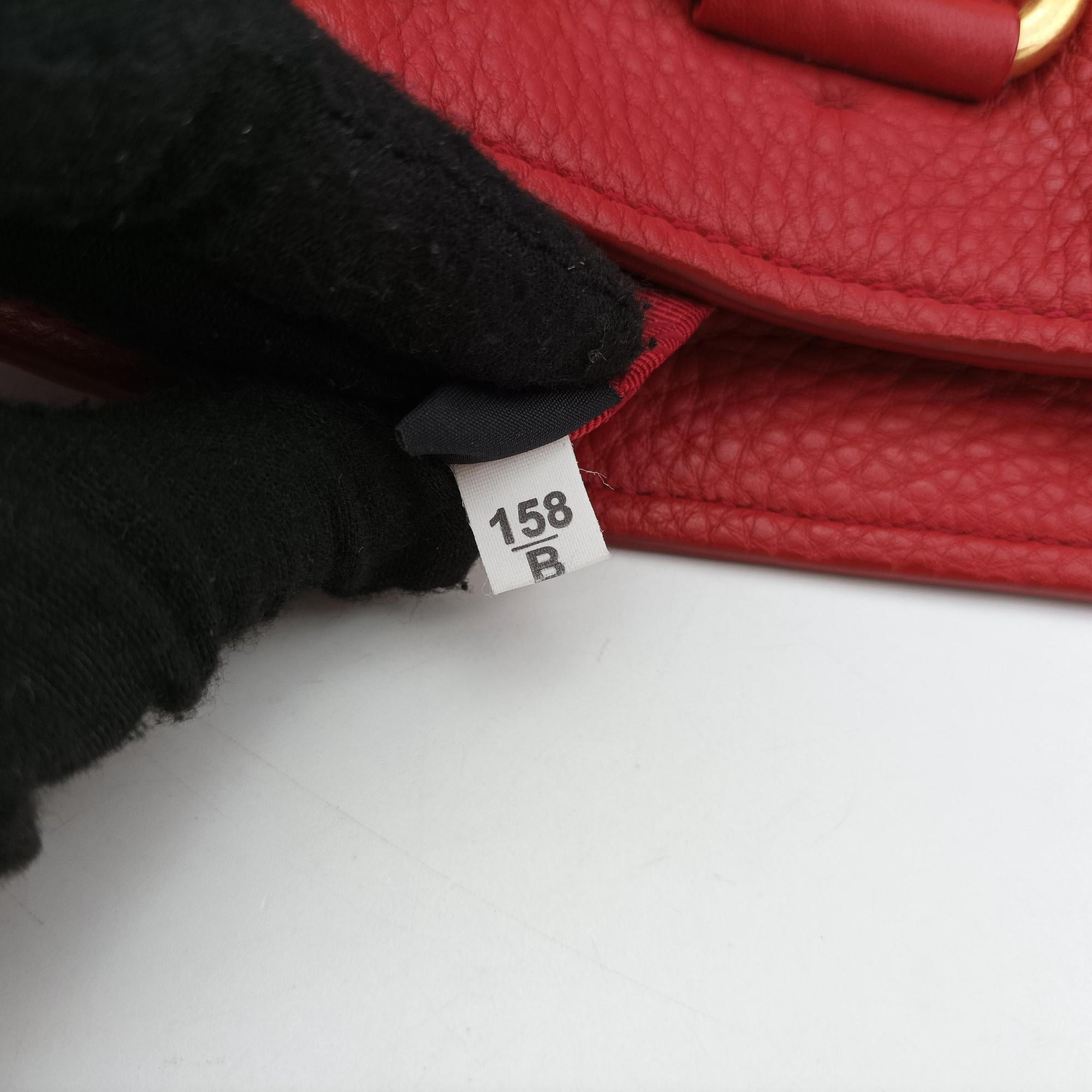 Vitello Phoenix Red Leather BN1713 158/Bヴィテロ フェニックス レッド レザー BN1713 158/B