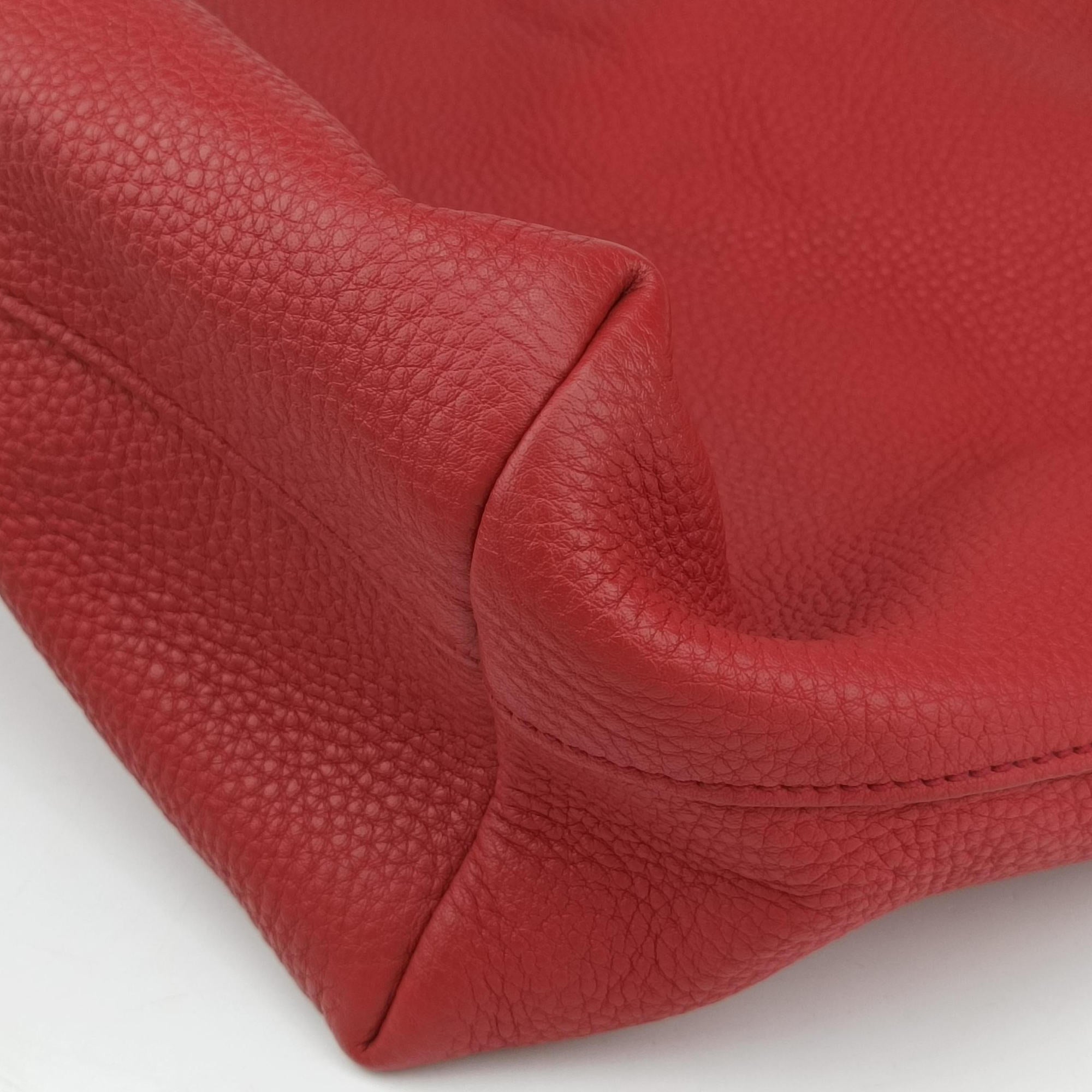 Vitello Phoenix Red Leather BN1713 158/Bヴィテロ フェニックス レッド レザー BN1713 158/B