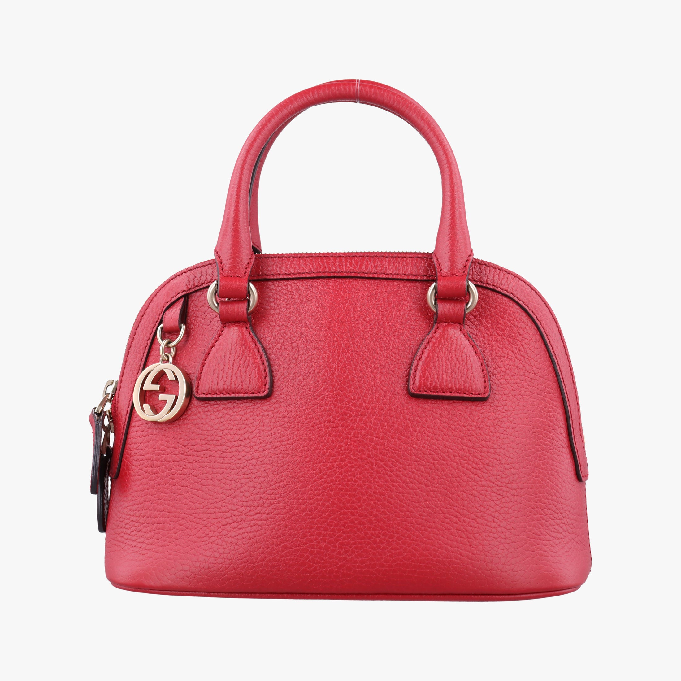 Interlocking G charm Dome Red Leather 449661 B023724606インターロッキングG チャーム ドーム レッド レザー 449661 B023724606