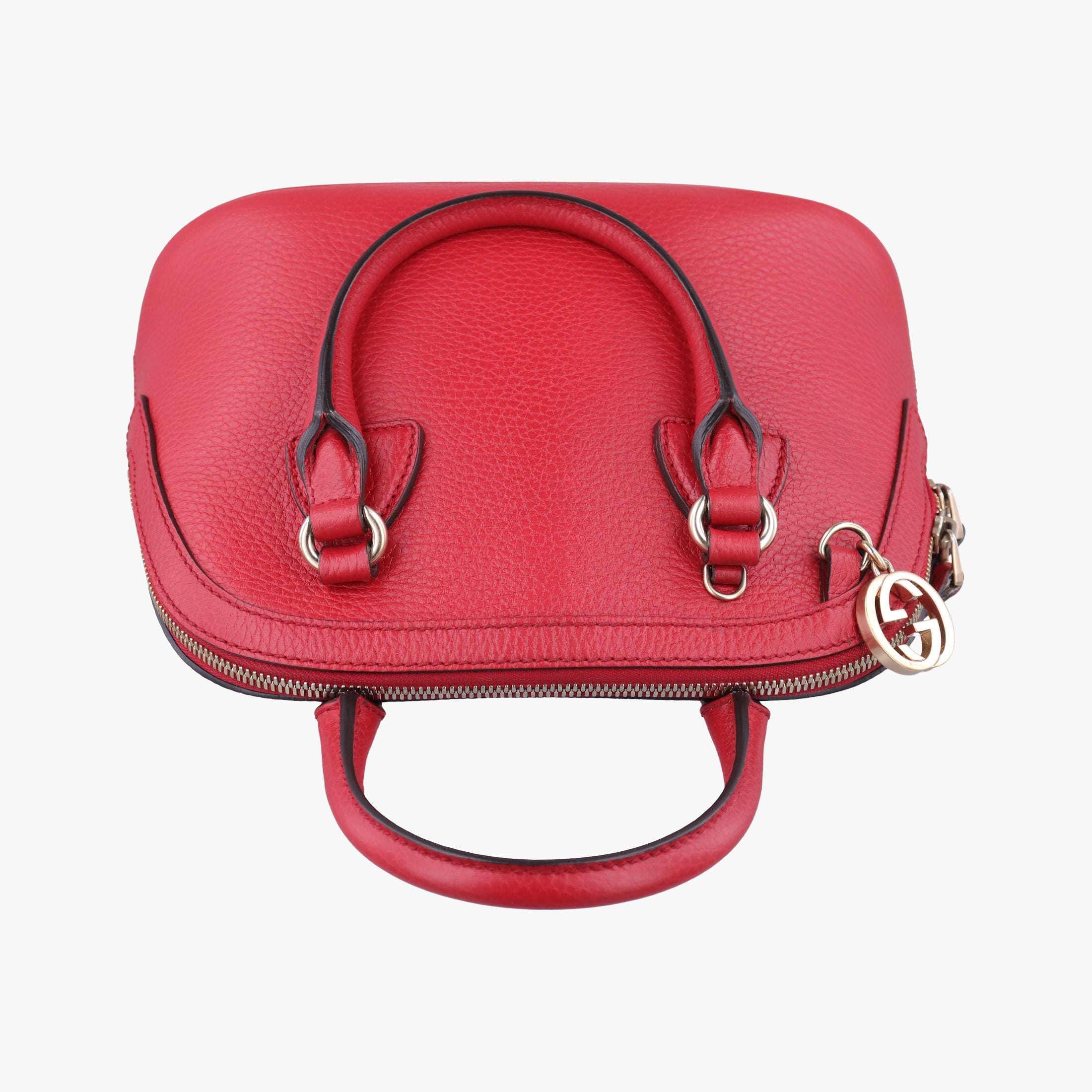 Interlocking G charm Dome Red Leather 449661 B023724606インターロッキングG チャーム ドーム レッド レザー 449661 B023724606