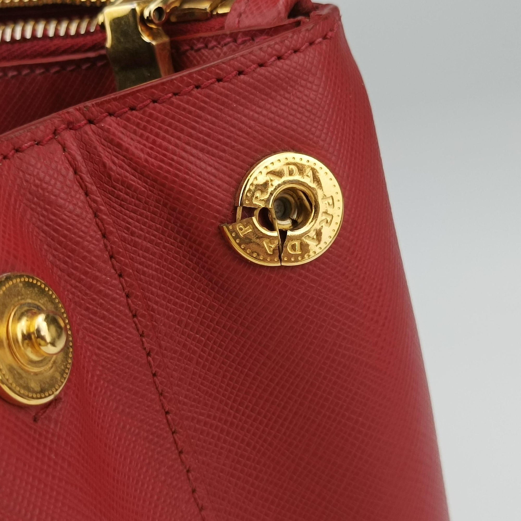 Galleria Red SAFFIANO Leather BN1786 7 Lガレリア レッド サフィアーノレザー BN1786 7 L