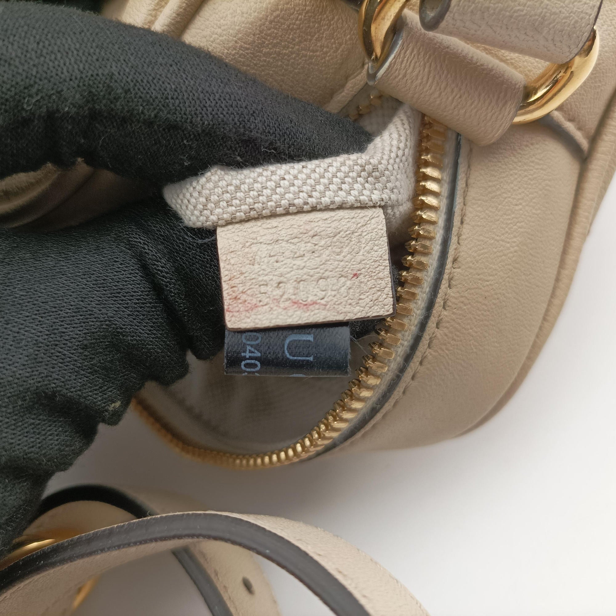 Blondie Beige Leather 742360 G040359527ブロンディ ベージュ レザー 742360 G040359527