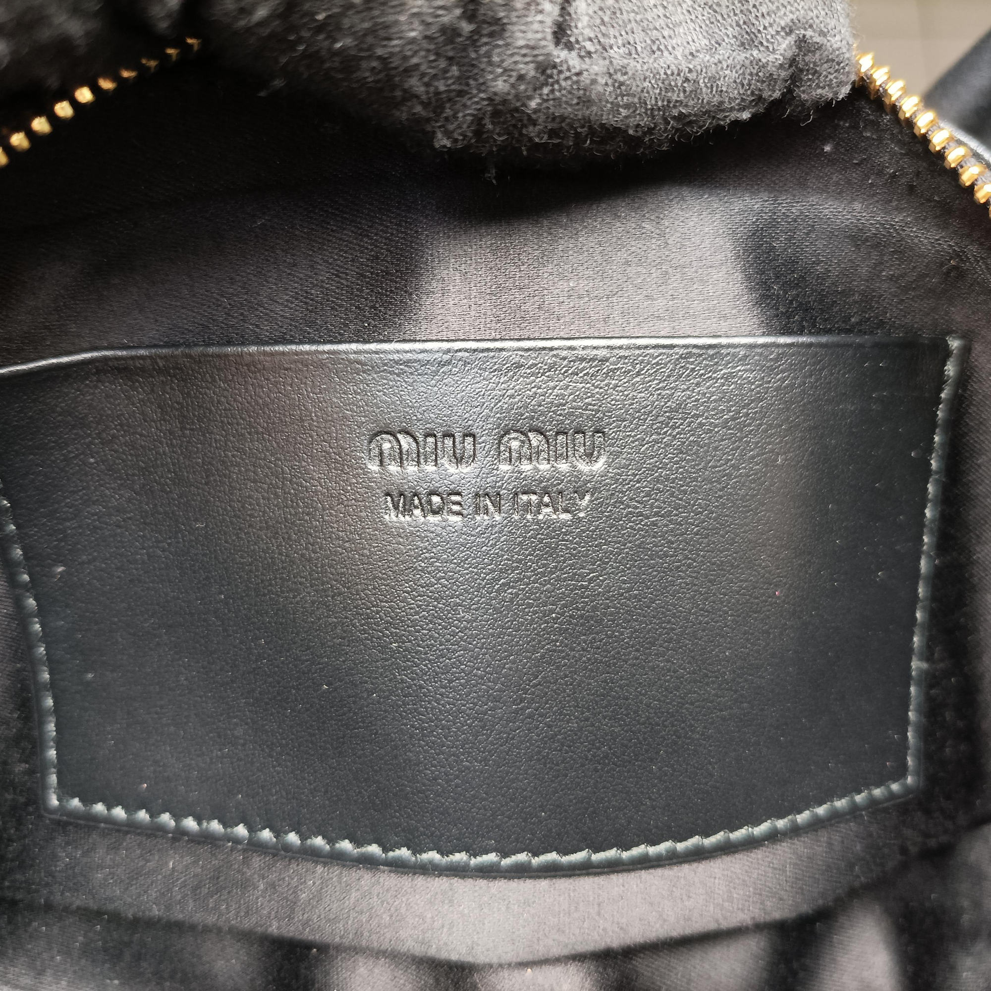 logo Black leather DNP104ロゴ ブラック レザー DNP104