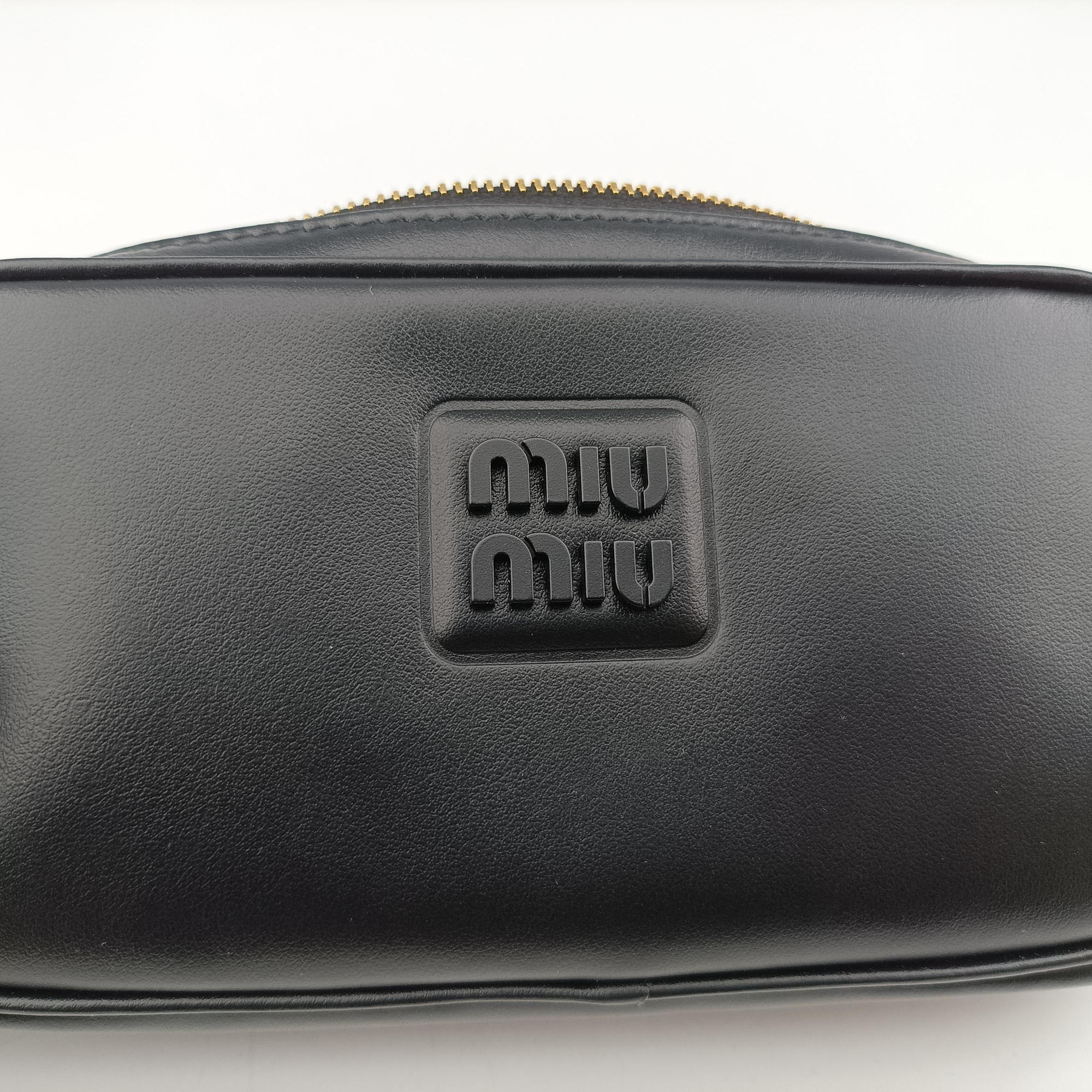 logo Black leather DNP104ロゴ ブラック レザー DNP104